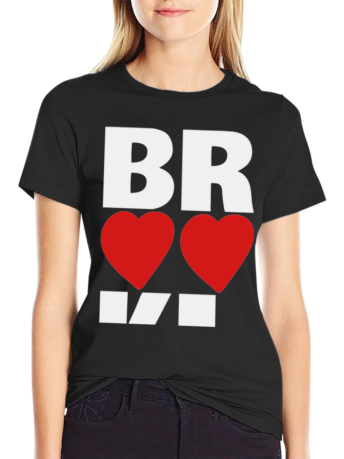Black BR <3 VI Graphic Tee