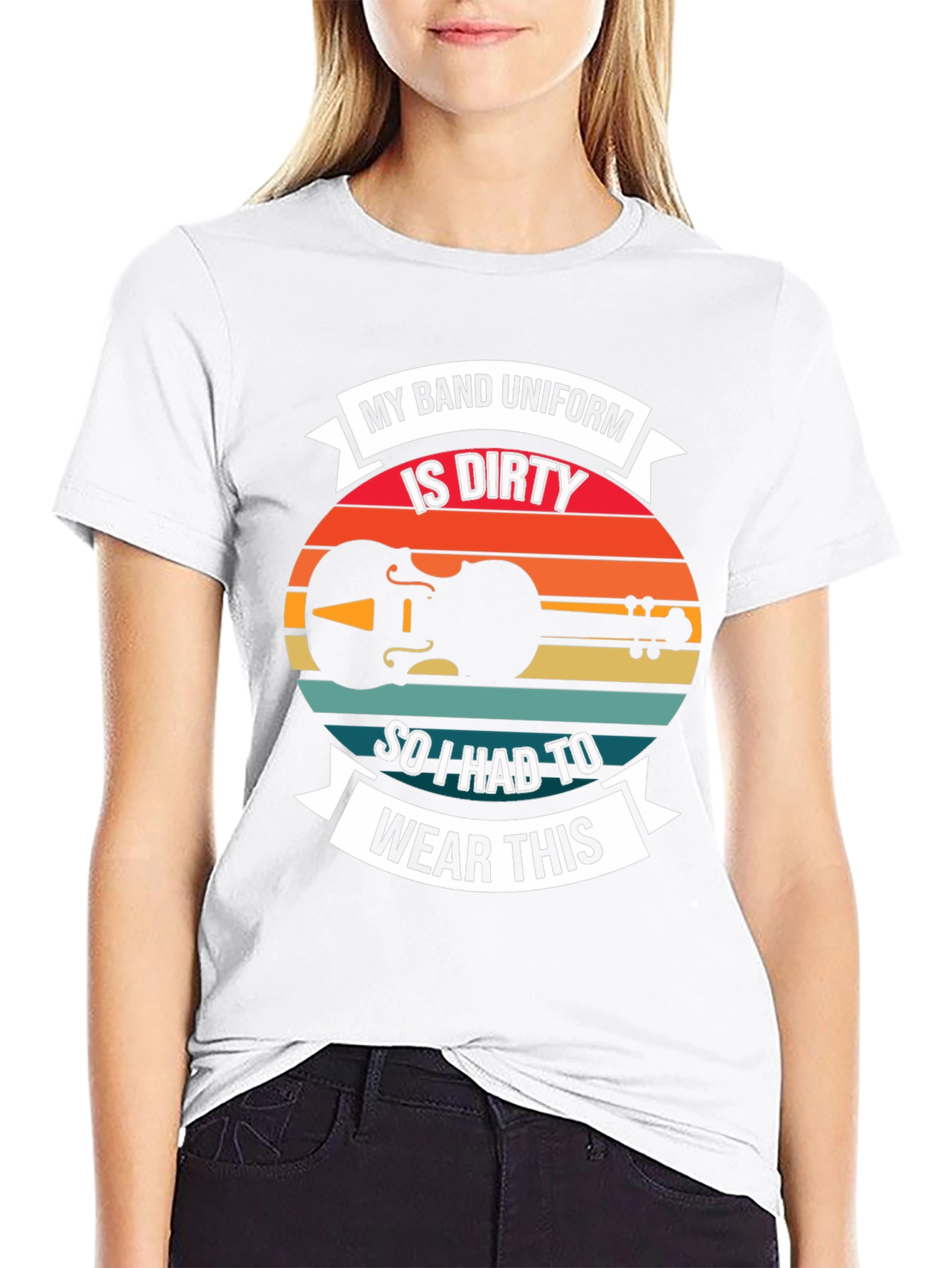 Dirty Band Uniform Violin Graphic Tee