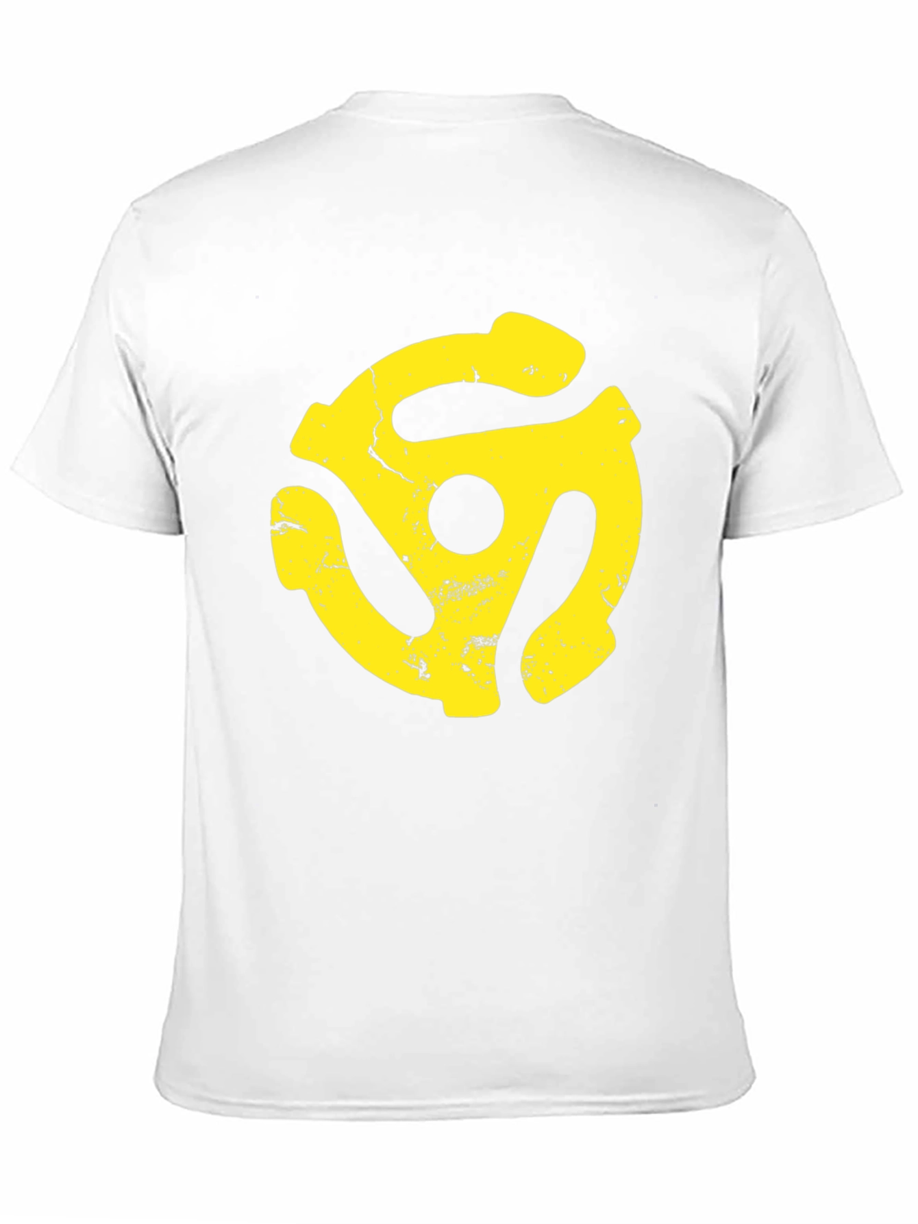 Retro Yellow Record Adapter Graphic Tee