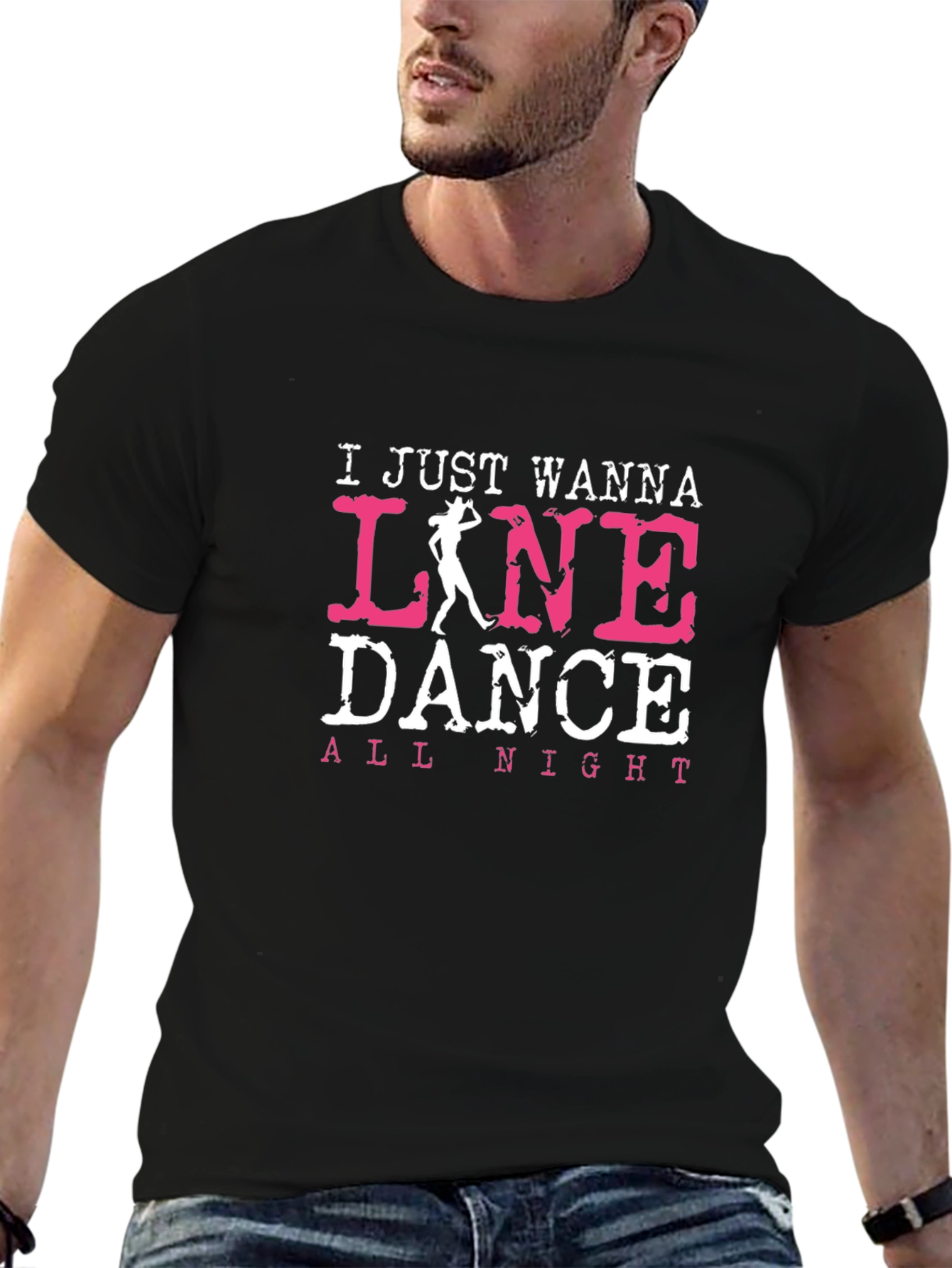 Line Dance T-Shirt - All Night Dancing Tee
