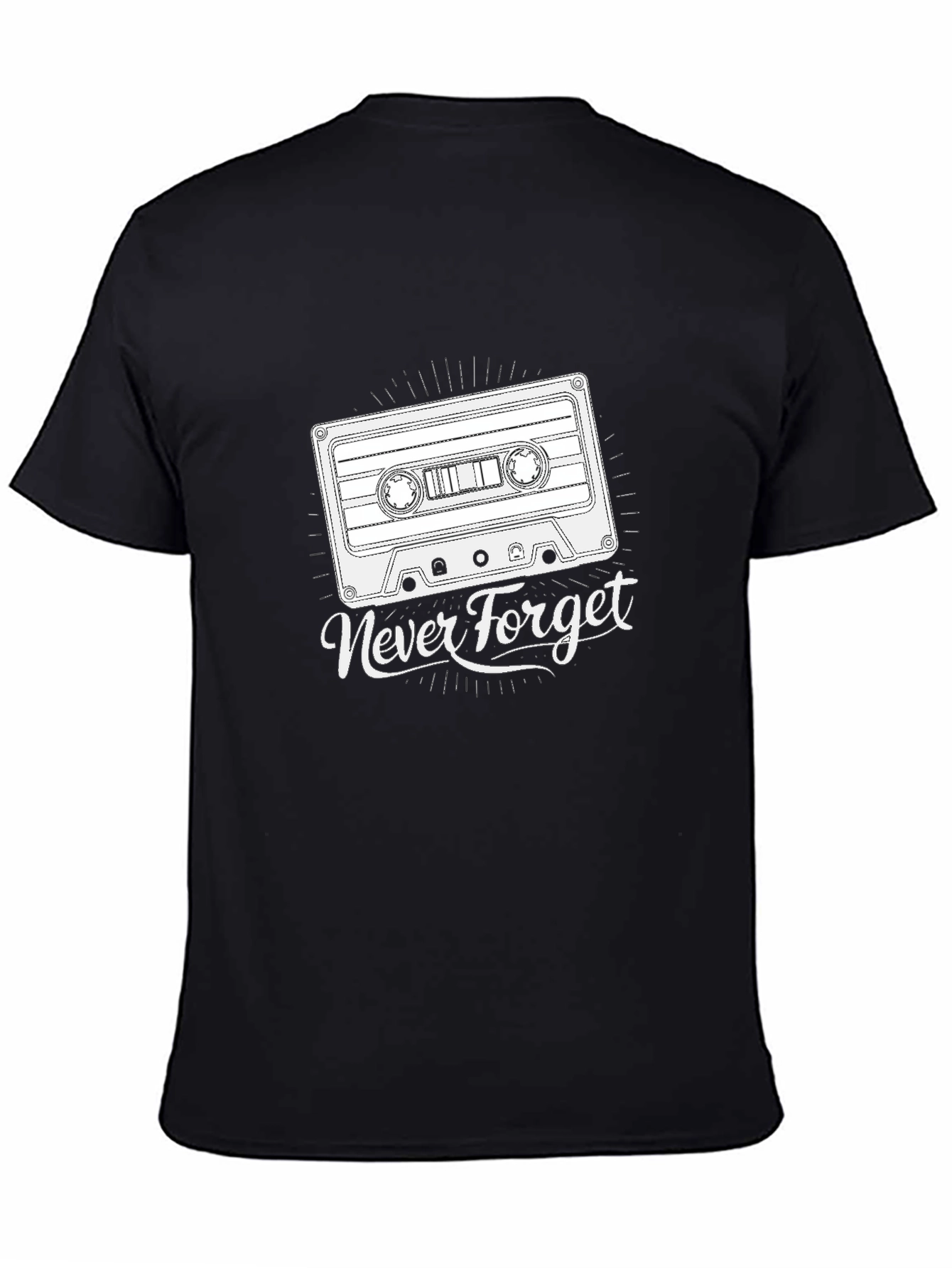 Retro Cassette Tape T-Shirt - Never Forget Tee