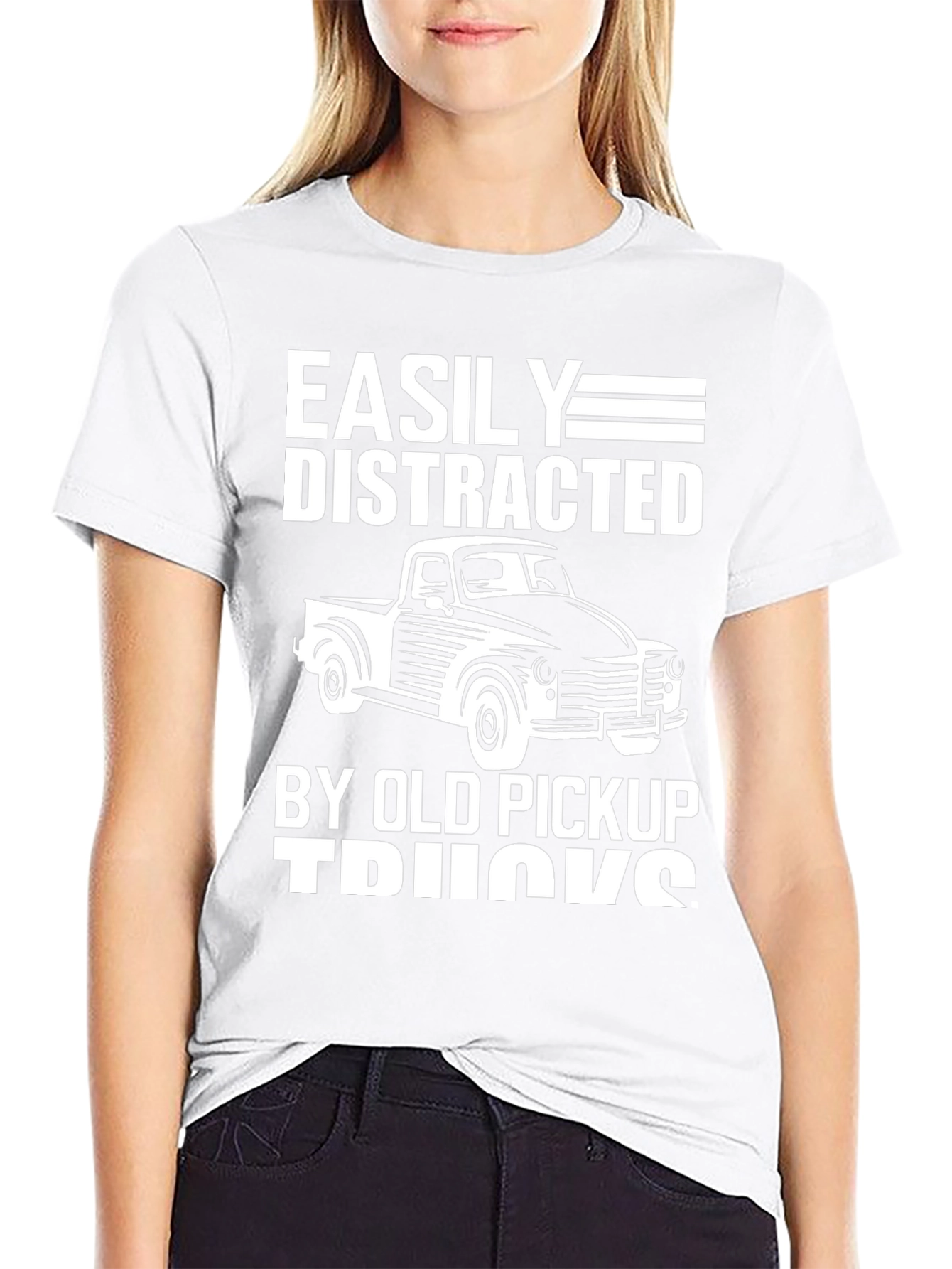 Easily Distracted By Old Pickup Trucks T-Shirt