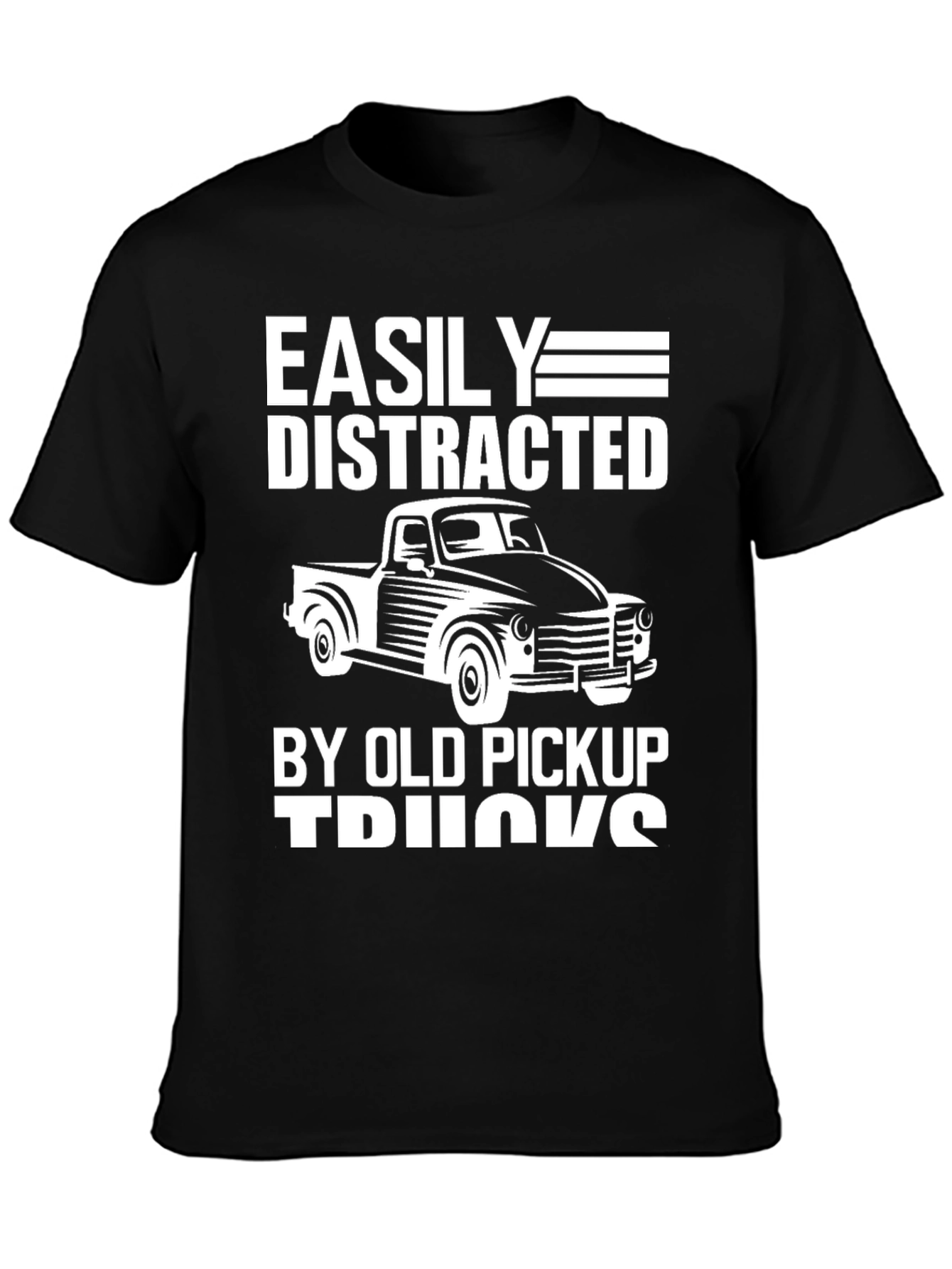 Easily Distracted By Old Pickup Trucks T-Shirt