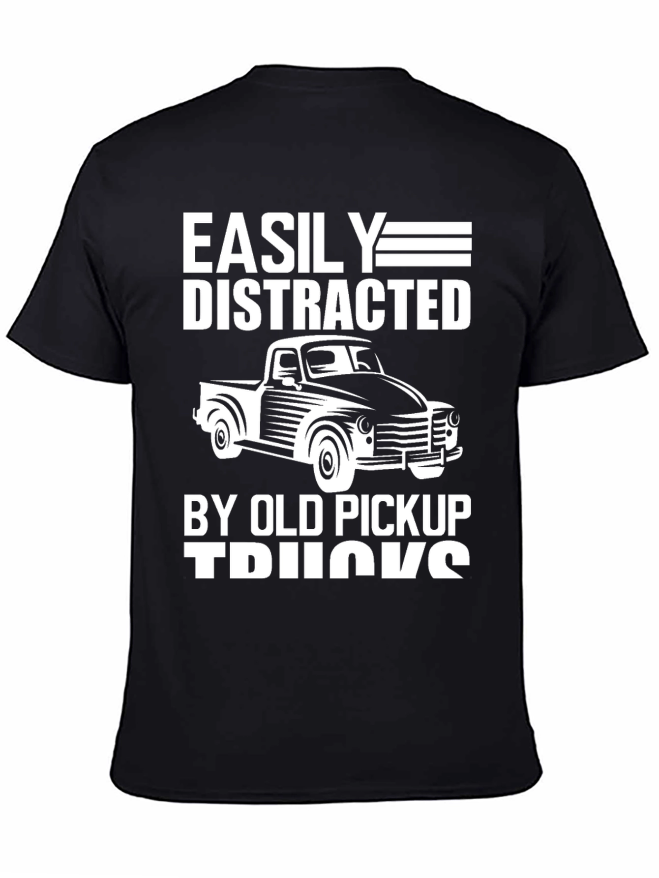 Easily Distracted By Old Pickup Trucks T-Shirt