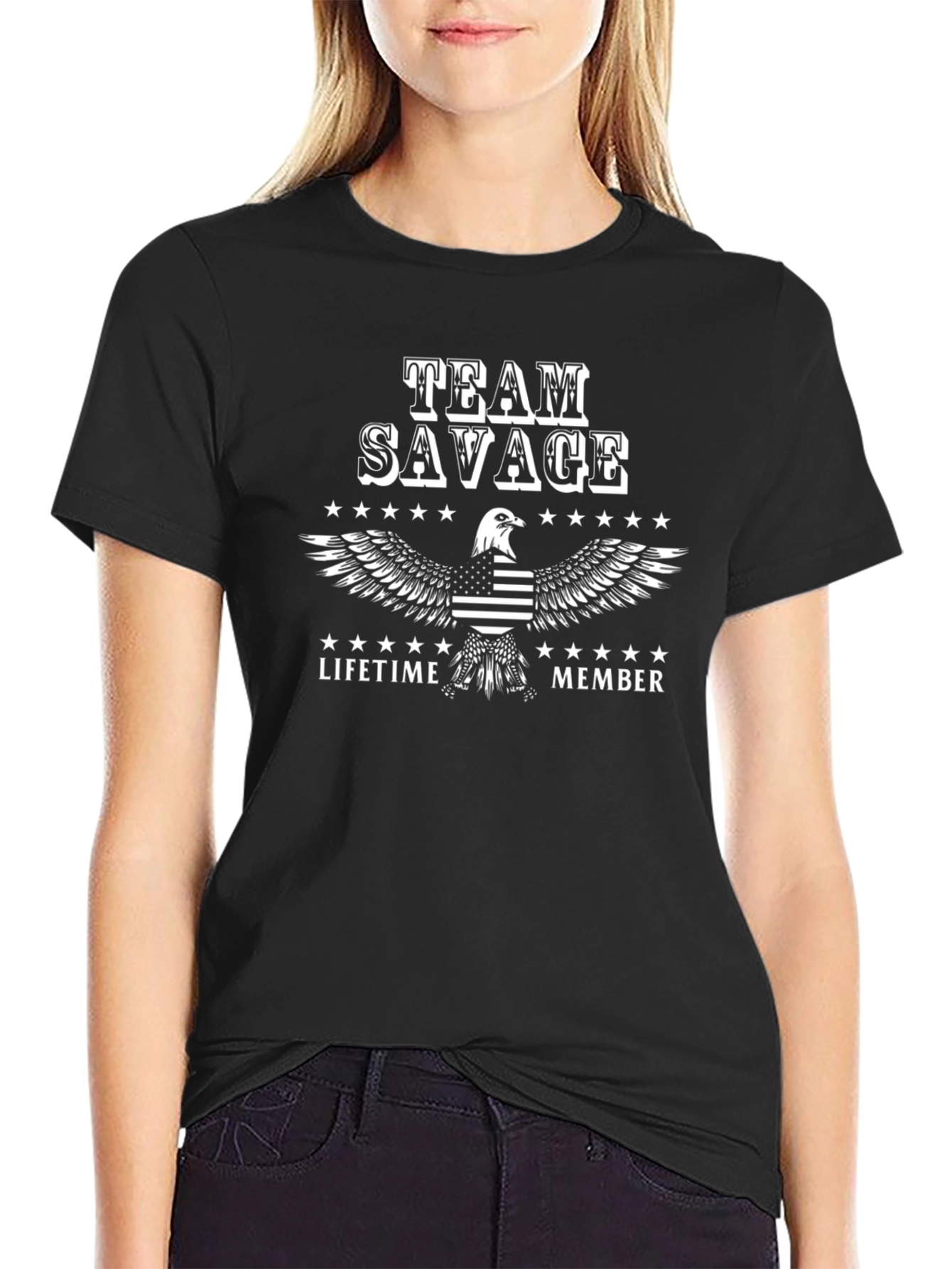 Team Savage Lifetime Member Graphic T-Shirt