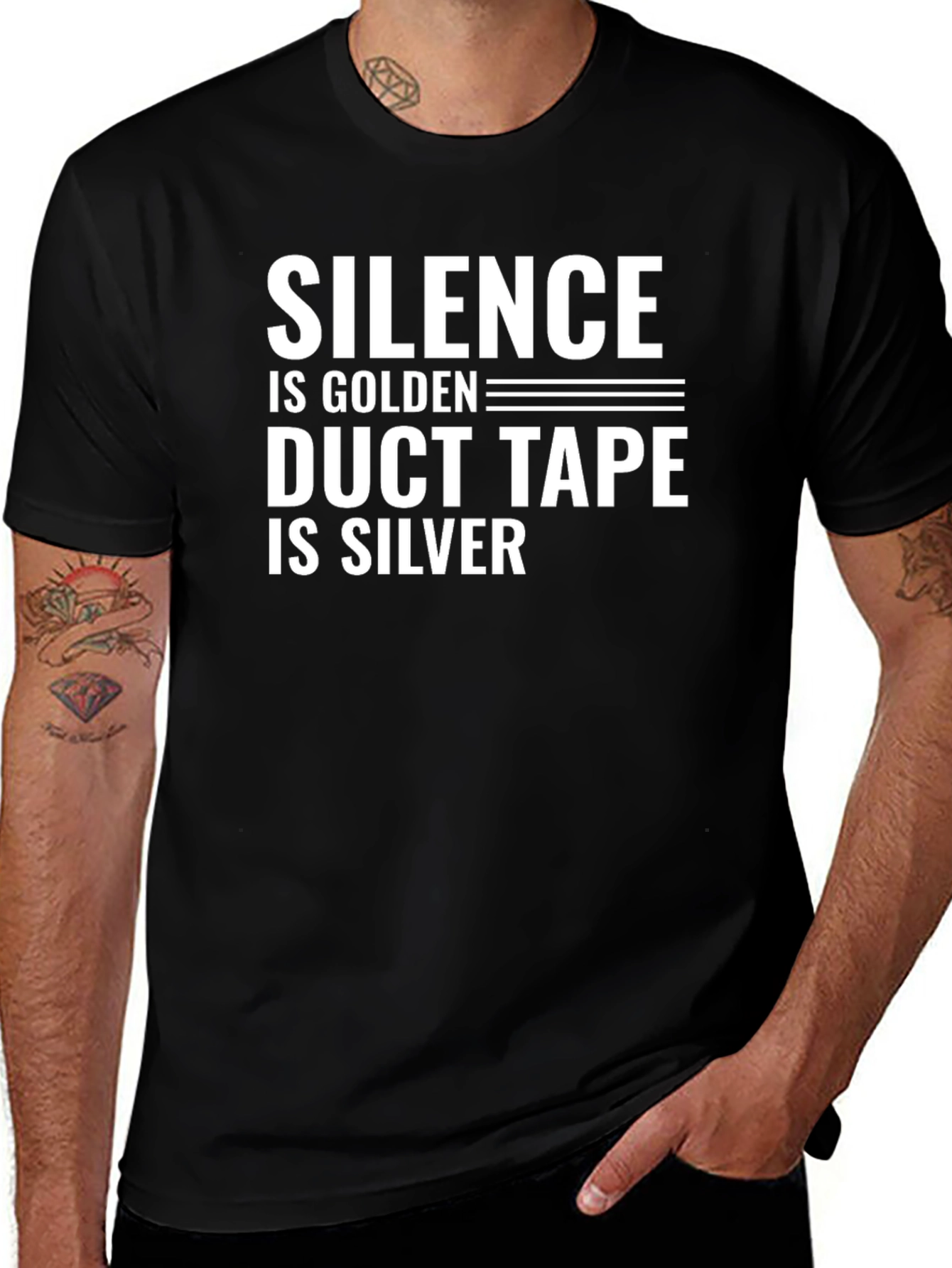 Silence is Golden Duct Tape is Silver T-Shirt