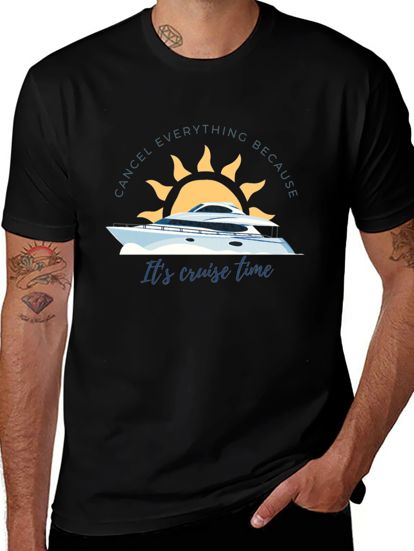 Cruise Time Graphic Tee - Cancel Everything