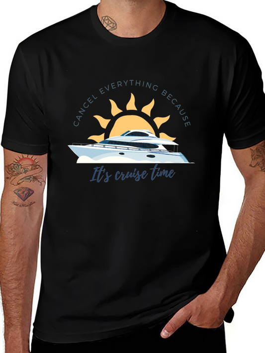 Cruise Time Graphic Tee - Cancel Everything