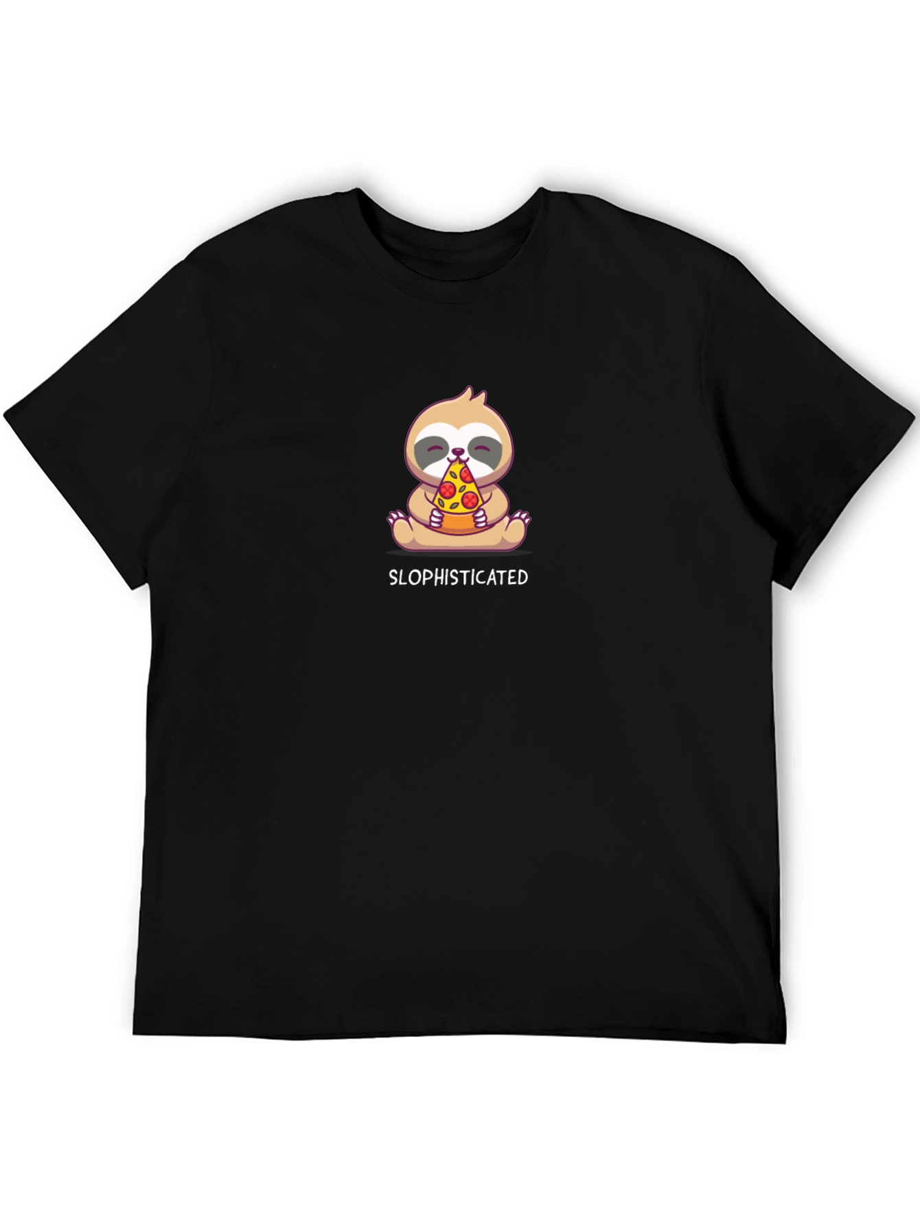 Sloth Pizza Lover Tee - Slophisticated Unisex T-Shirt