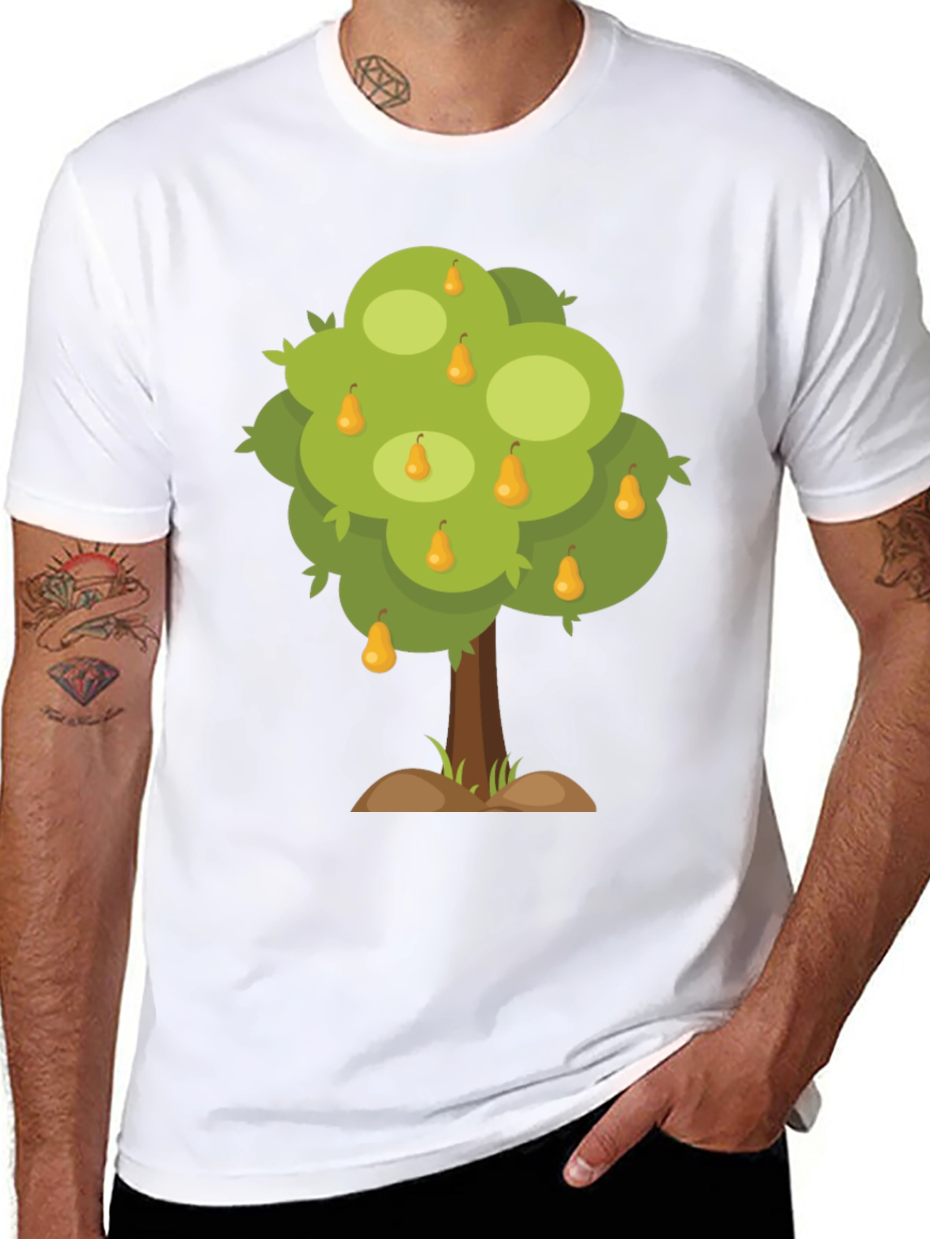 Pear Tree Graphic Tee - Fruitful Style