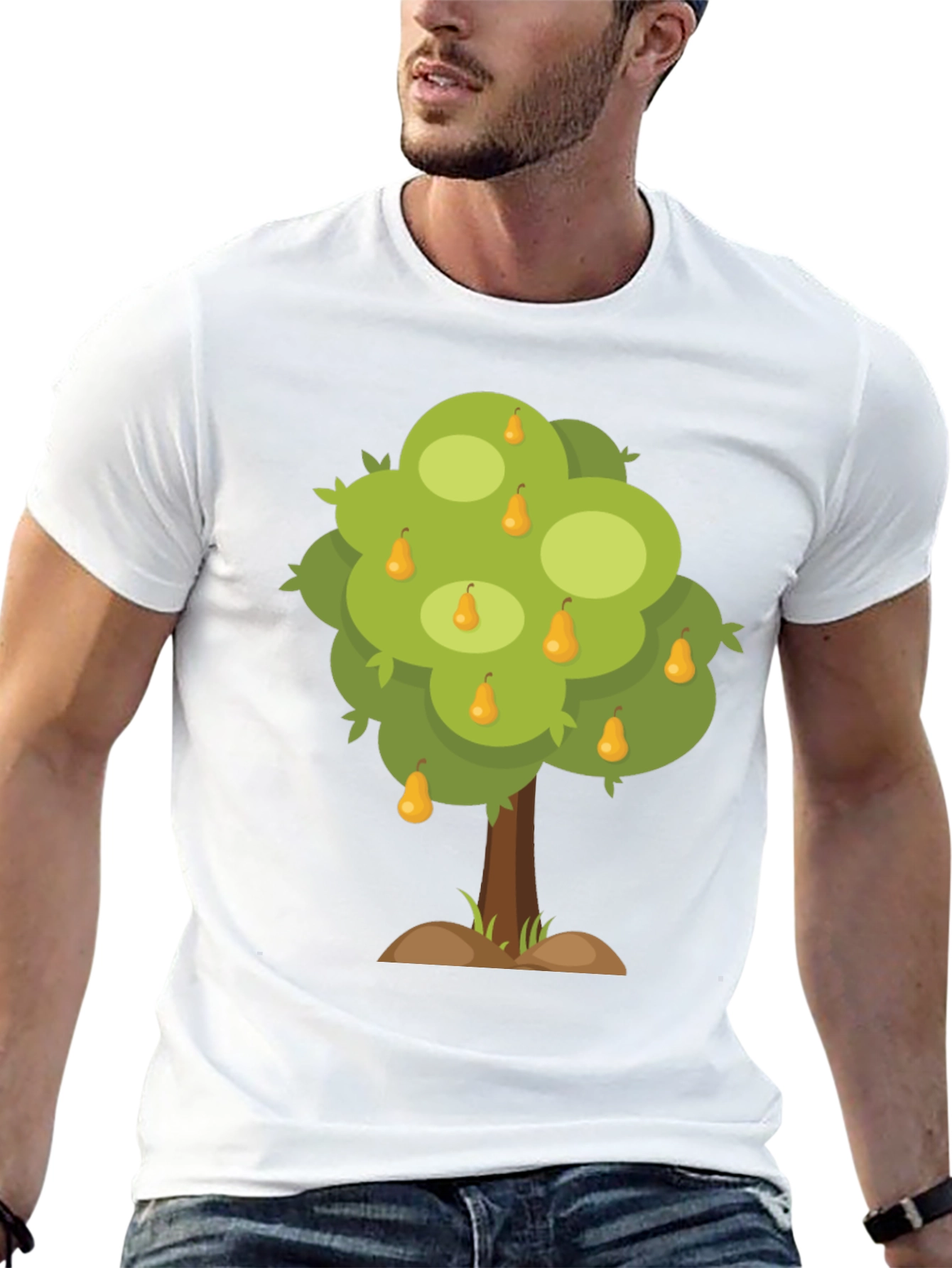 Pear Tree Graphic Tee - Fruitful Style