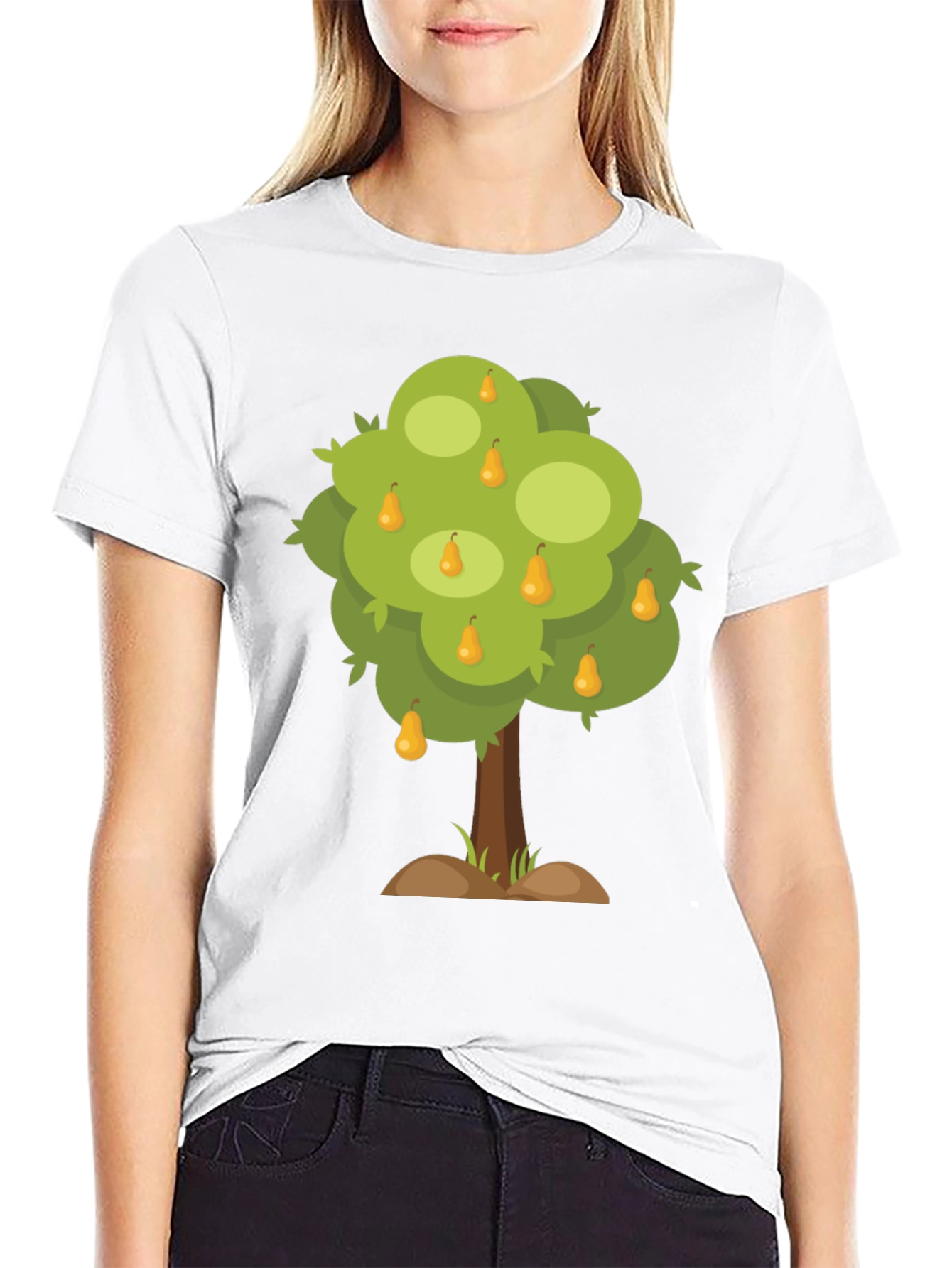 Pear Tree Graphic Tee - Fruitful Style