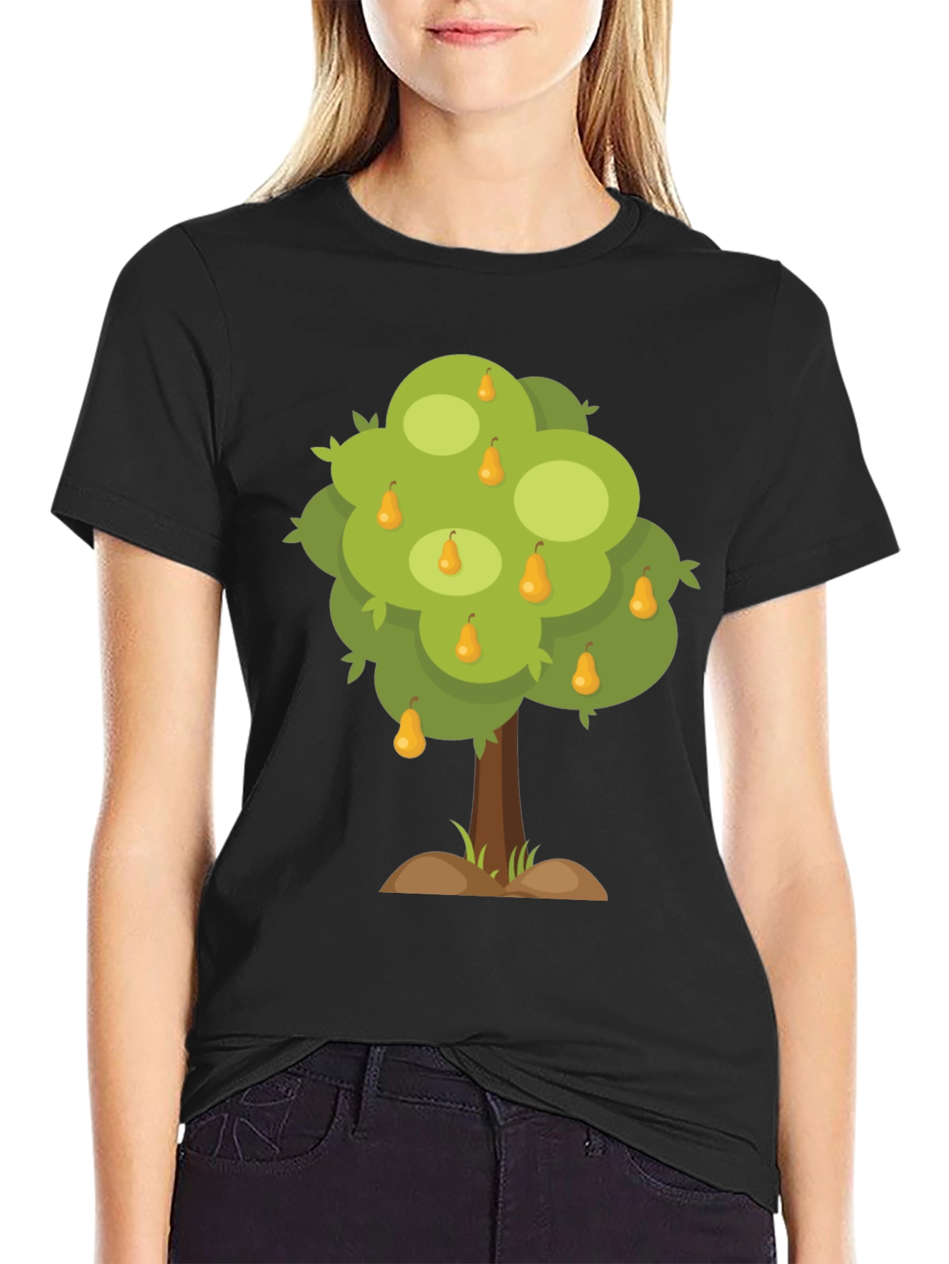 Pear Tree Graphic Tee - Fruitful Style