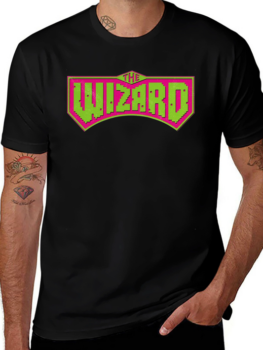 The Wizard Retro Gaming T-Shirt - Pixelated Design