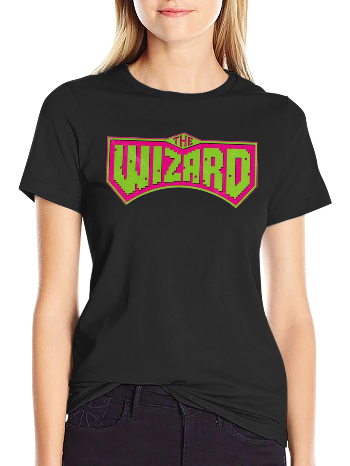 The Wizard Retro Gaming T-Shirt - Pixelated Design