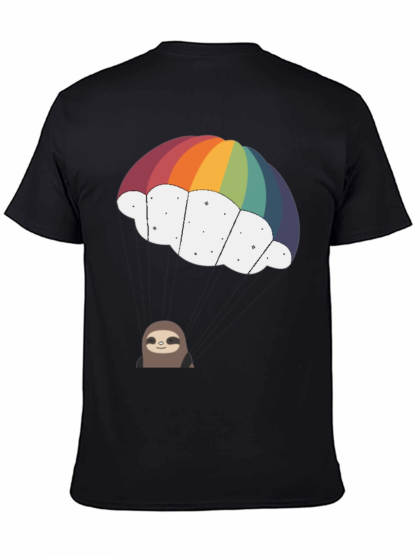 Sloth Parachute Graphic Tee - Comfort & Style