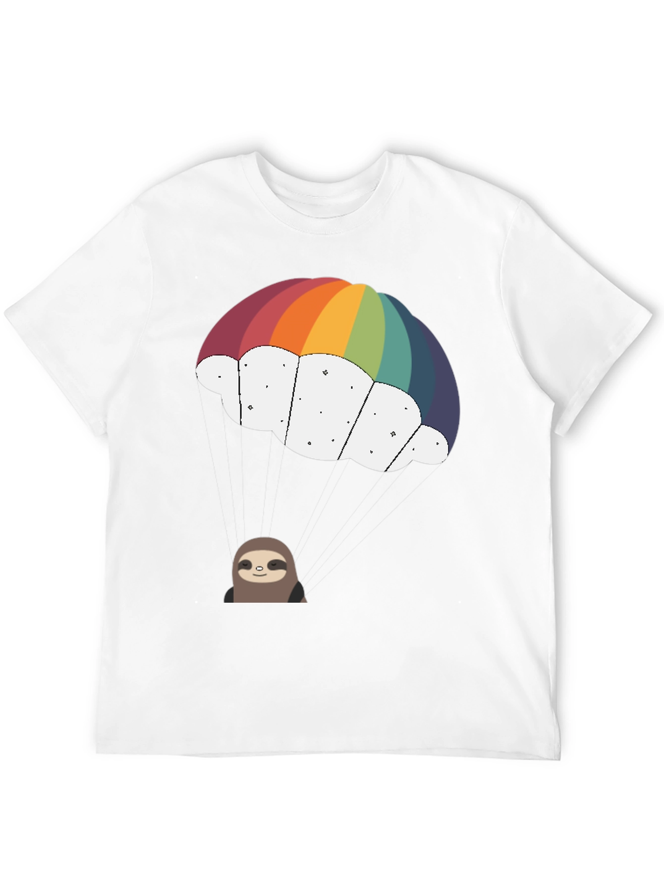 Sloth Parachute Graphic Tee - Comfort & Style