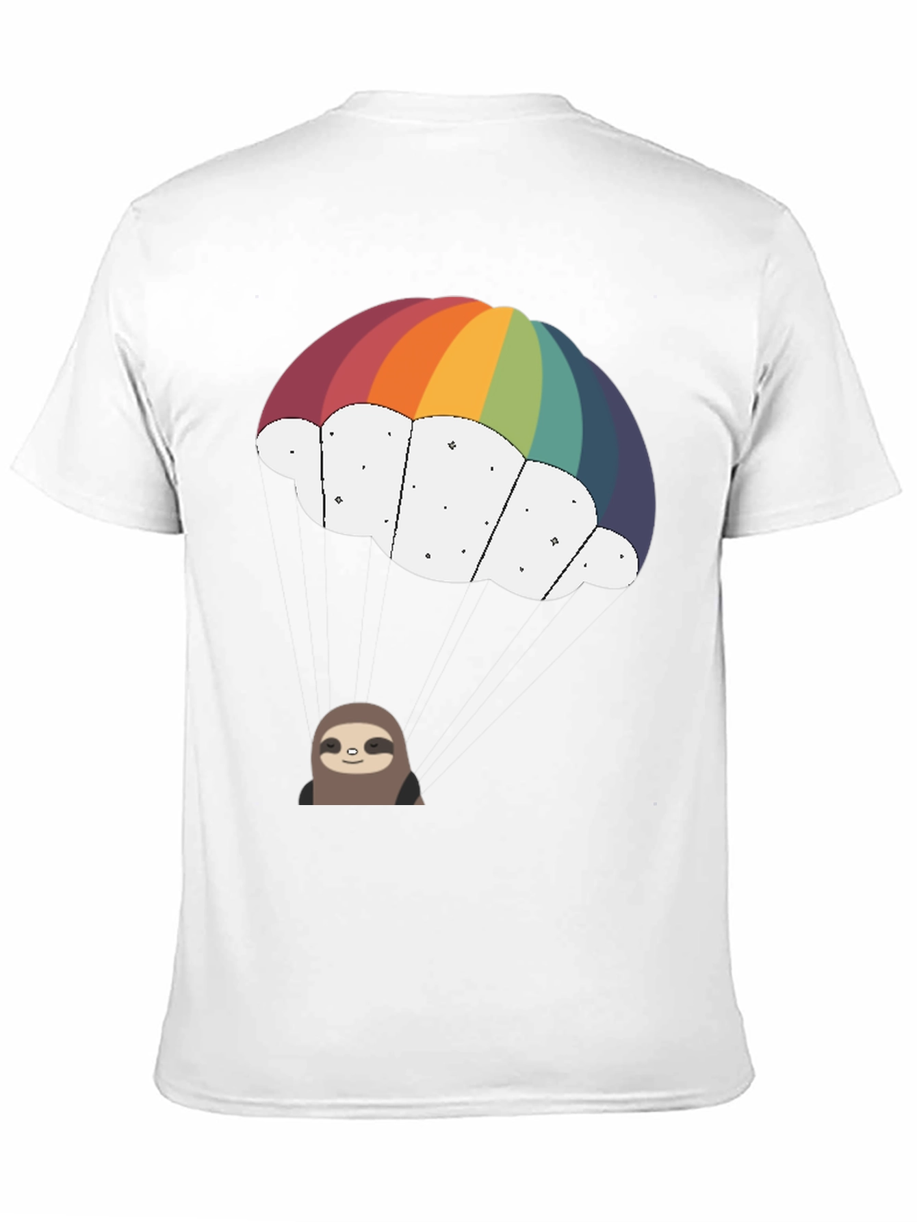 Sloth Parachute Graphic Tee - Comfort & Style
