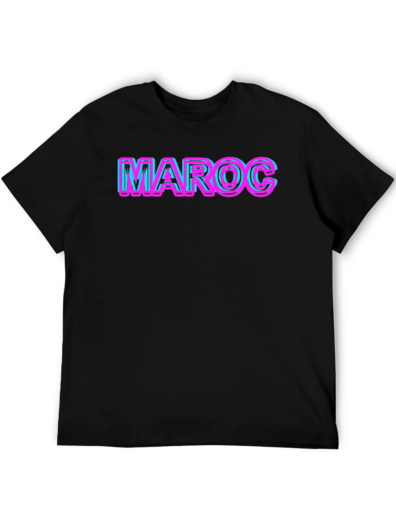 Maroc Graphic Tee - Neon Style