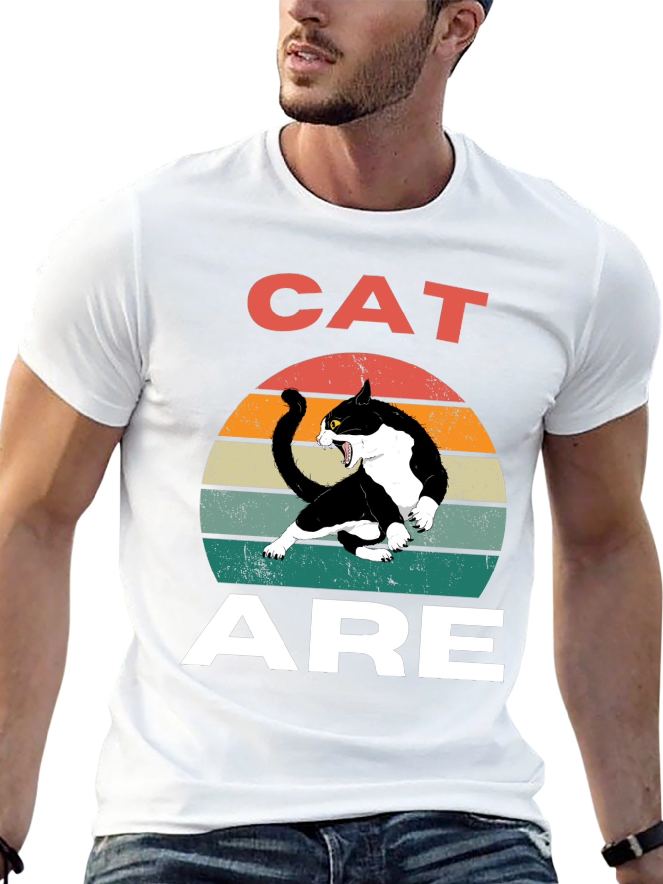 Cat Are Retro T-Shirt
