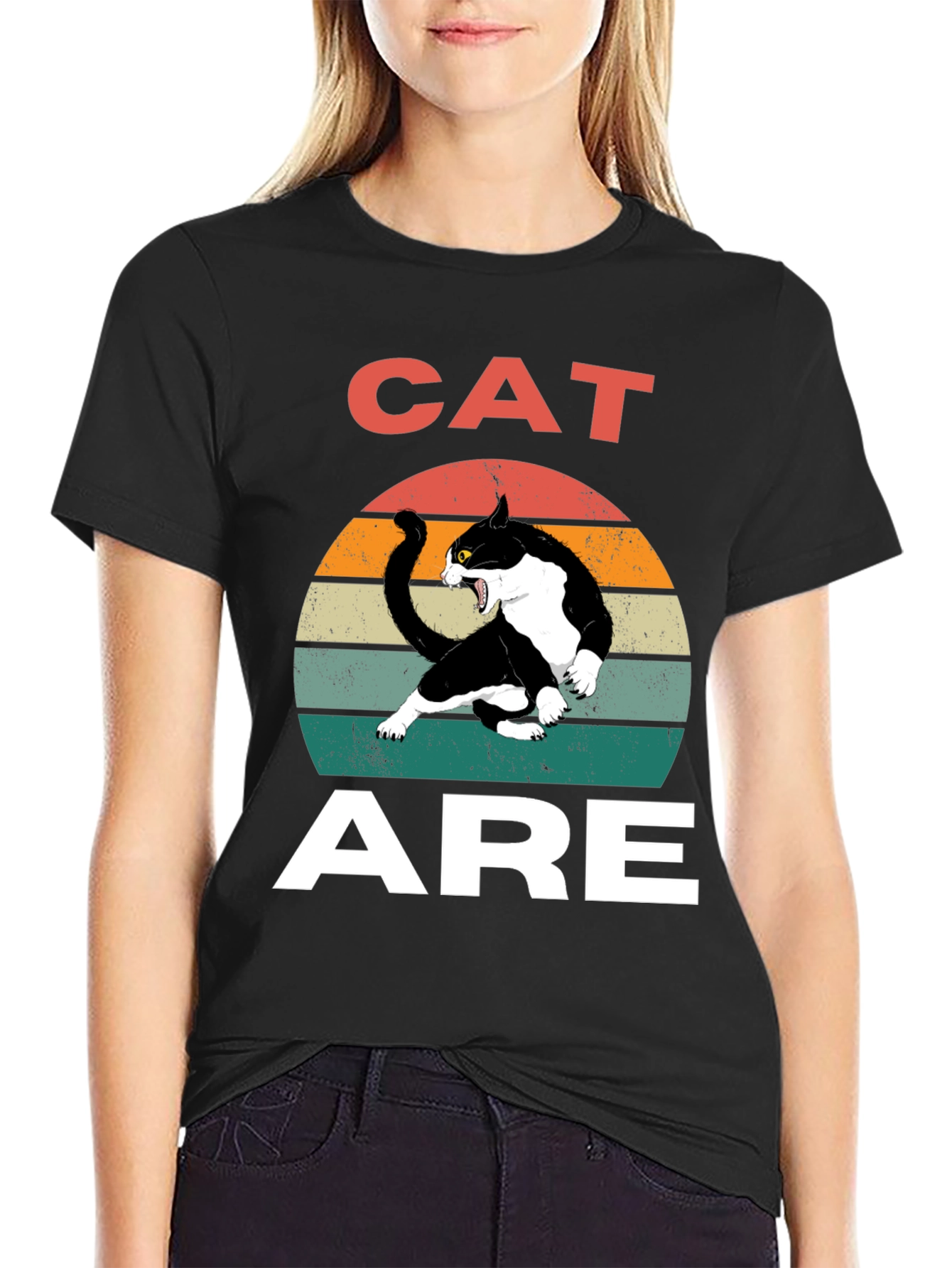 Cat Are Retro T-Shirt
