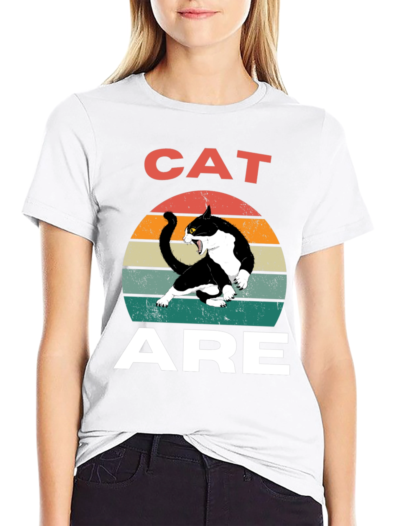 Cat Are Retro T-Shirt
