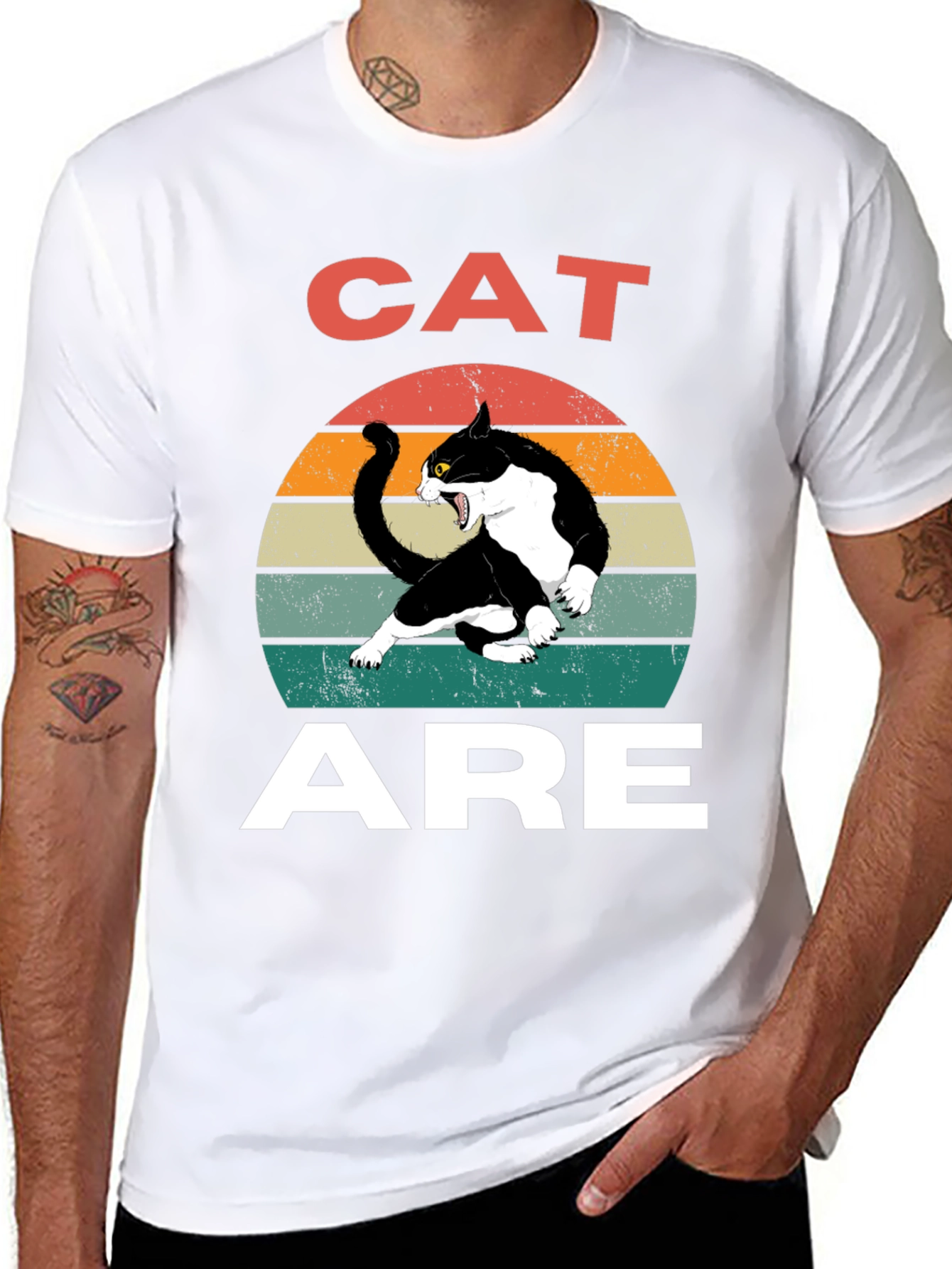 Cat Are Retro T-Shirt
