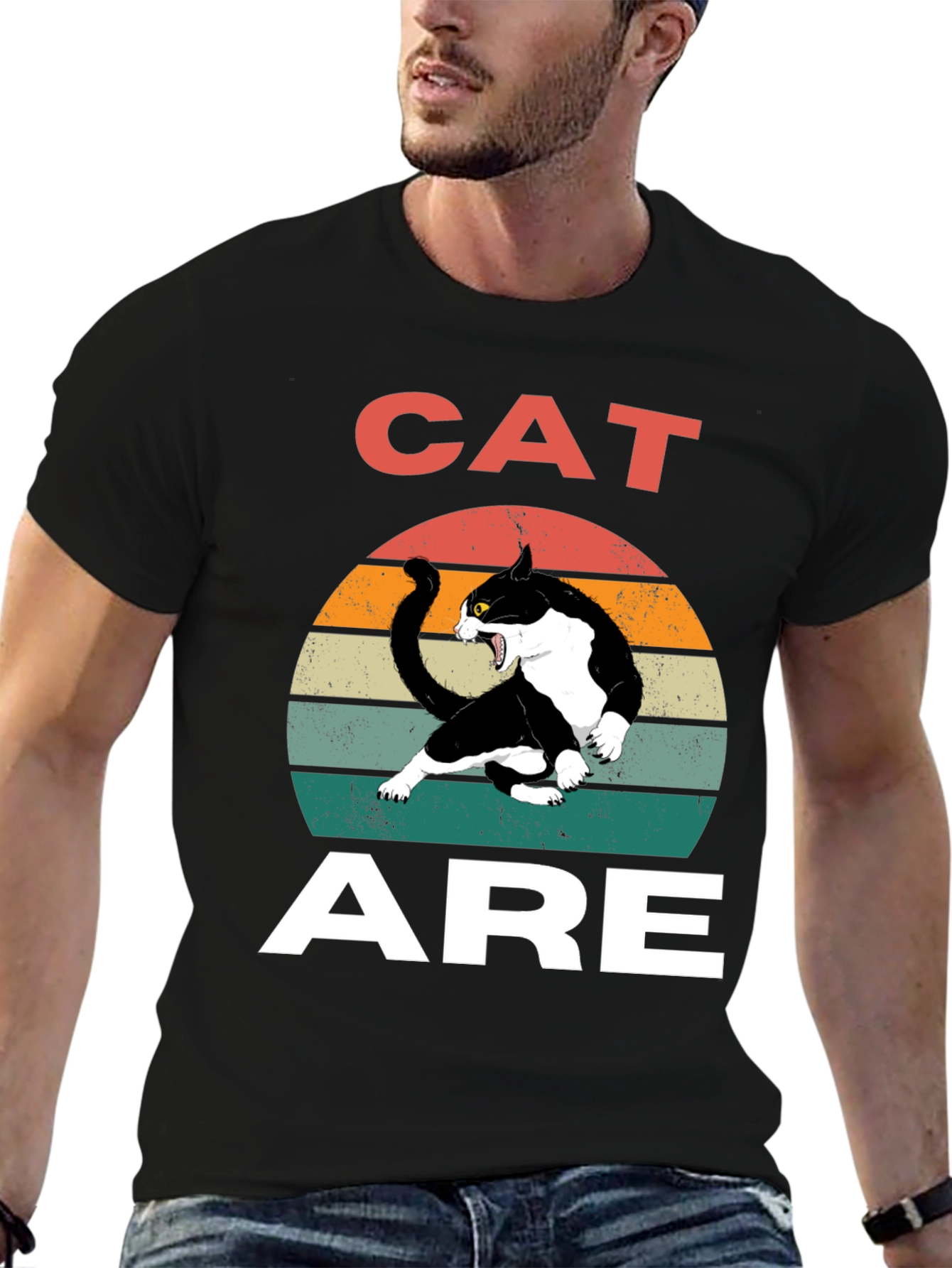Cat Are Retro T-Shirt