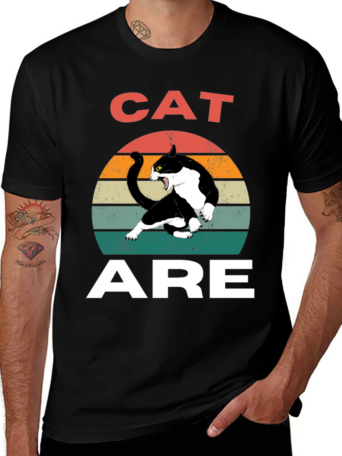 Cat Are Retro T-Shirt