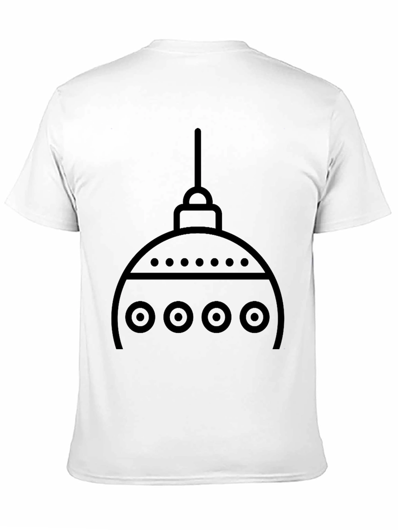 Geometric Ornament Graphic T-Shirt - Modern Style