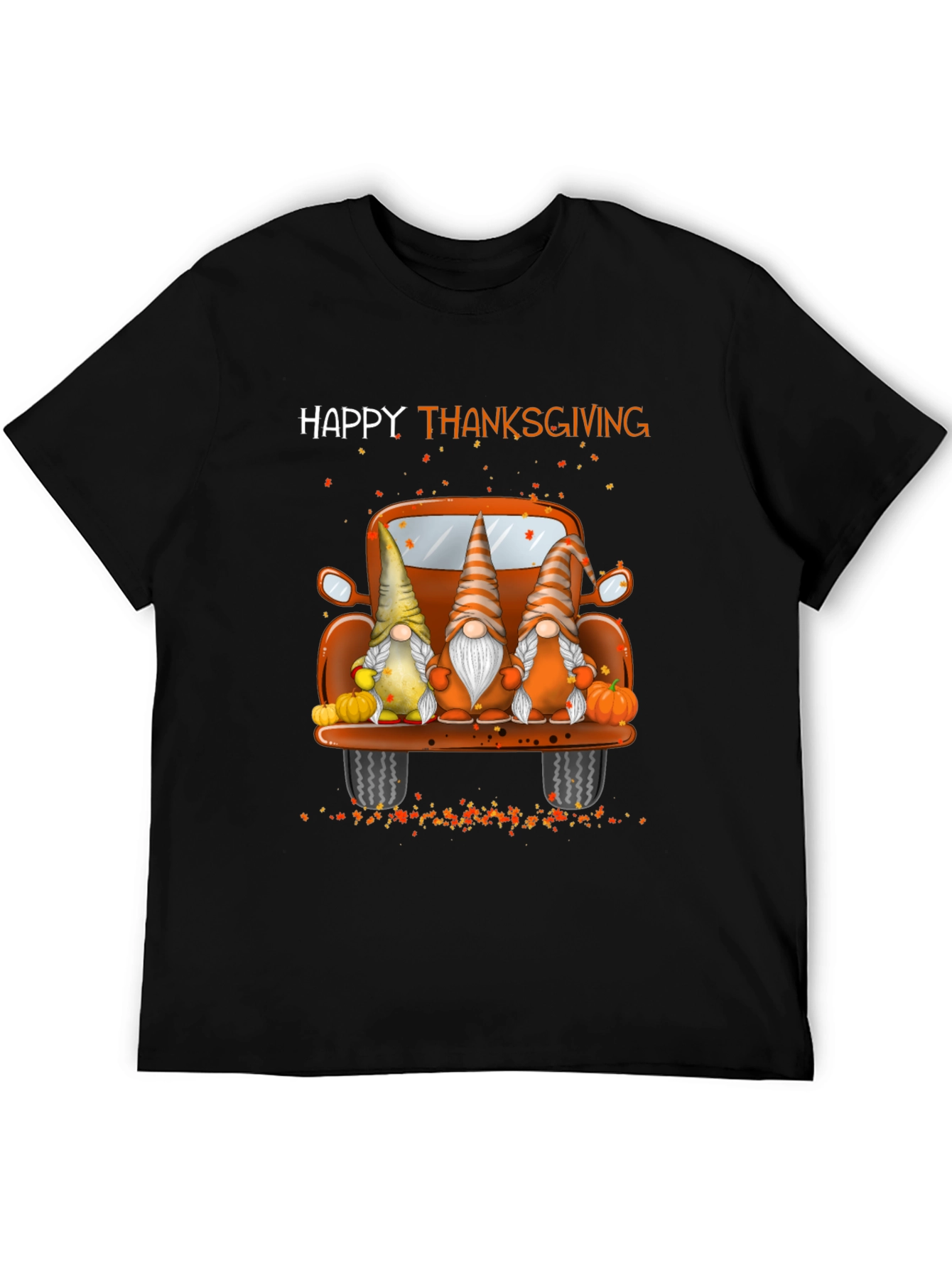Happy Thanksgiving Gnomes Truck T-Shirt