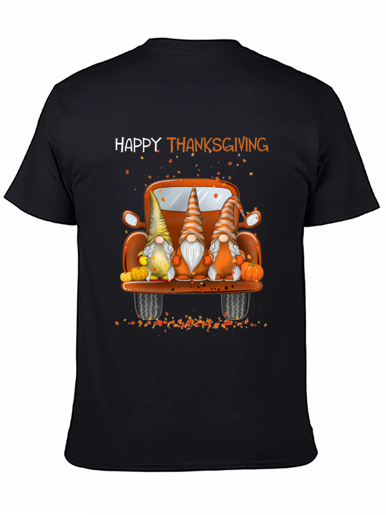Happy Thanksgiving Gnomes Truck T-Shirt