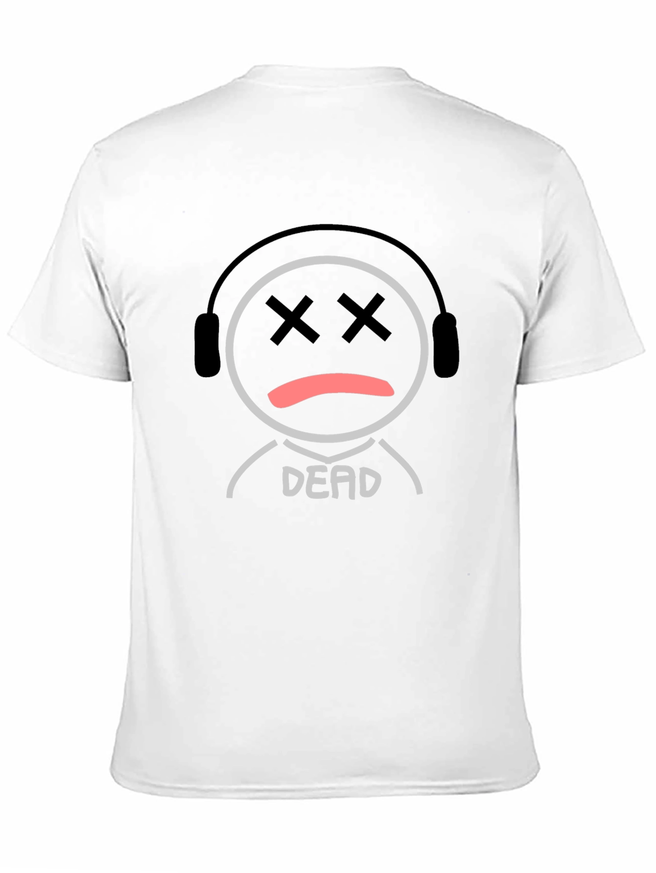 Dead Emoji Graphic T-Shirt - Black