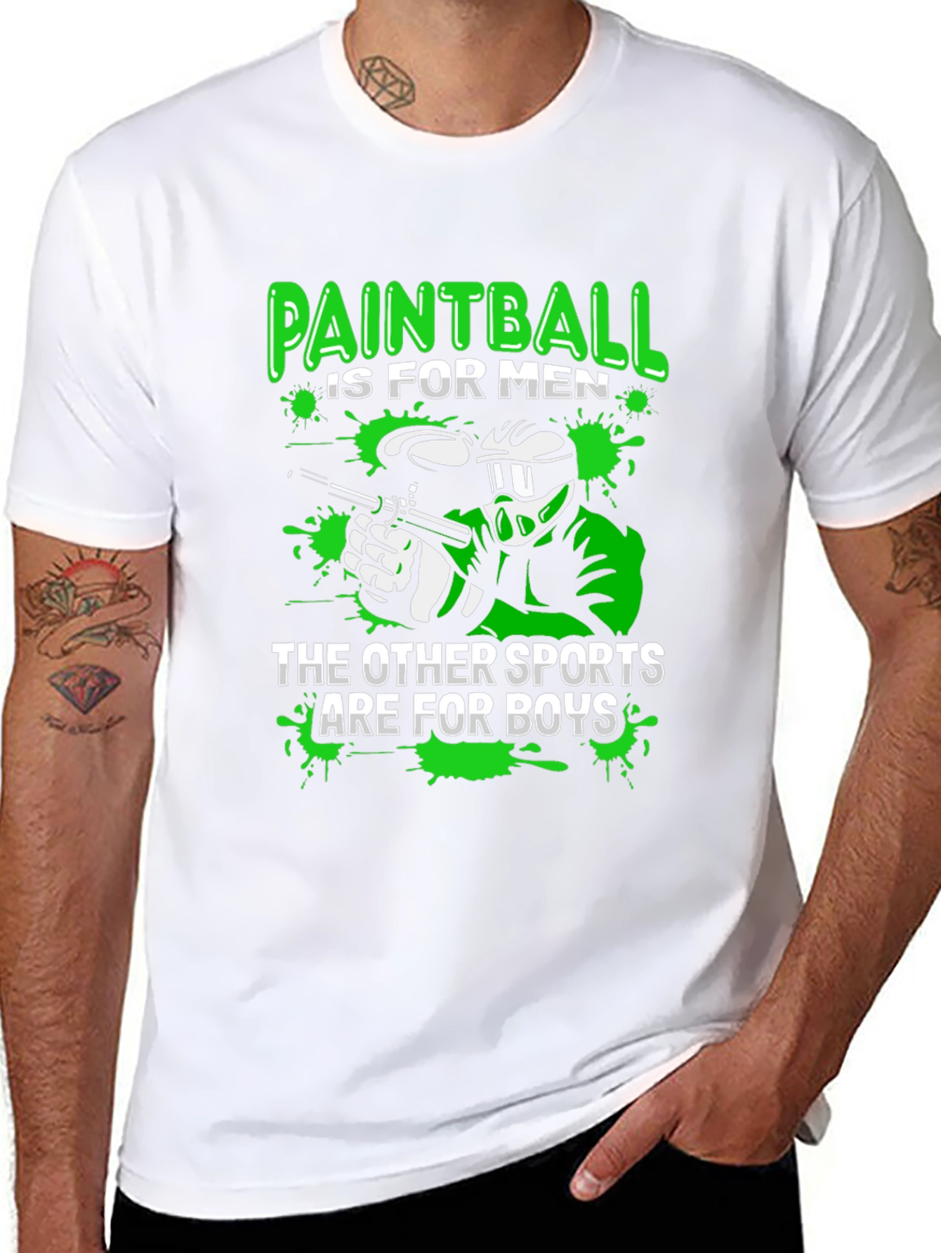 Paintball T-Shirt - For Men Graphic Tee