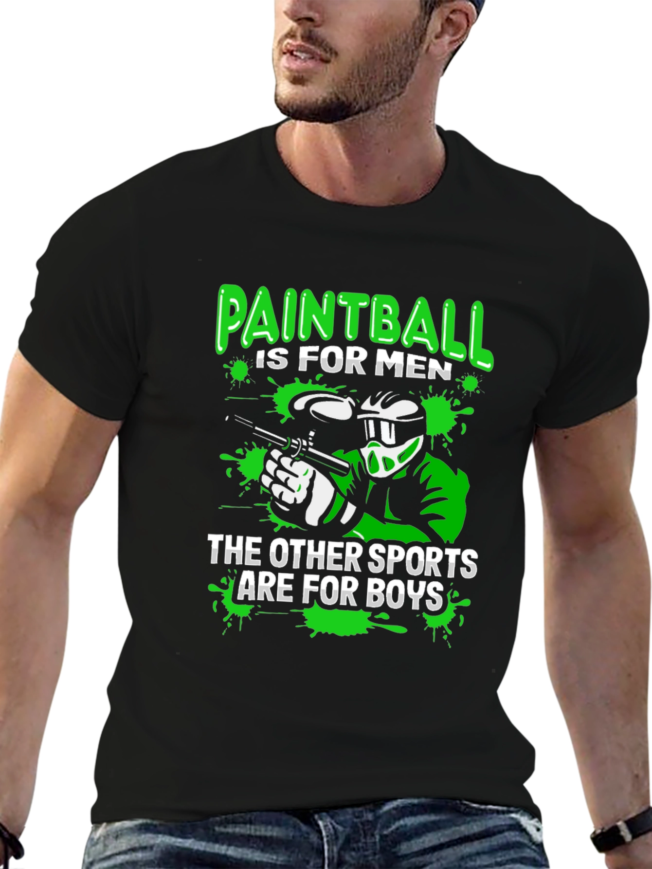 Paintball T-Shirt - For Men Graphic Tee