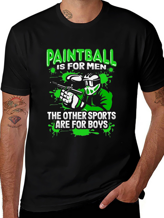 Paintball T-Shirt - For Men Graphic Tee