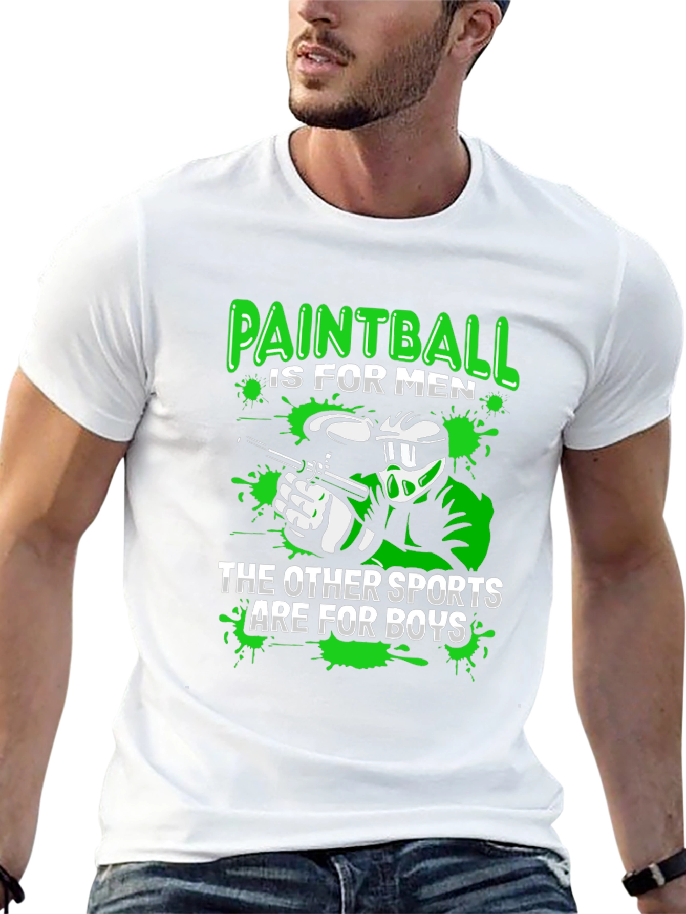 Paintball T-Shirt - For Men Graphic Tee