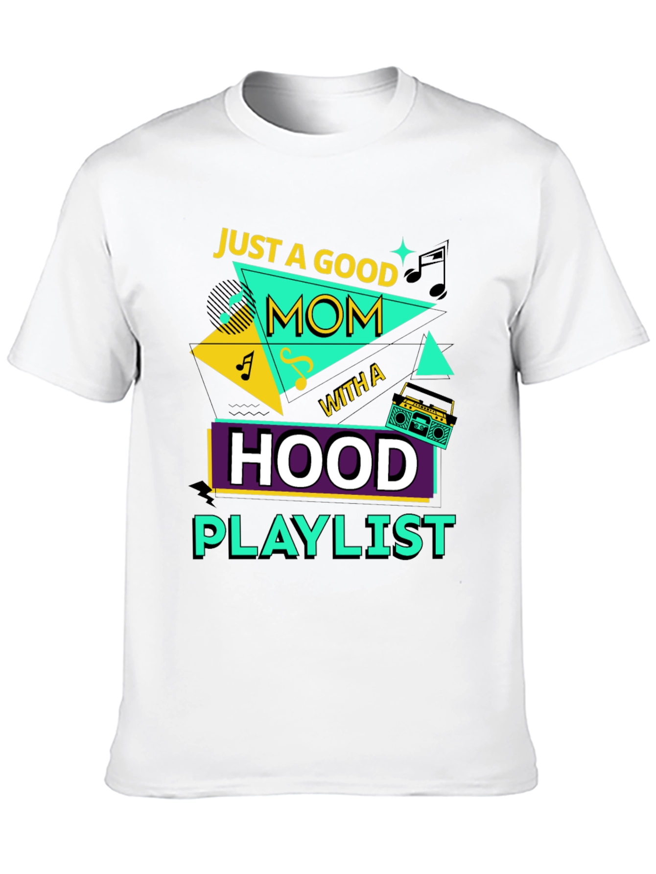 Good Mom Hood Playlist Graphic Tee