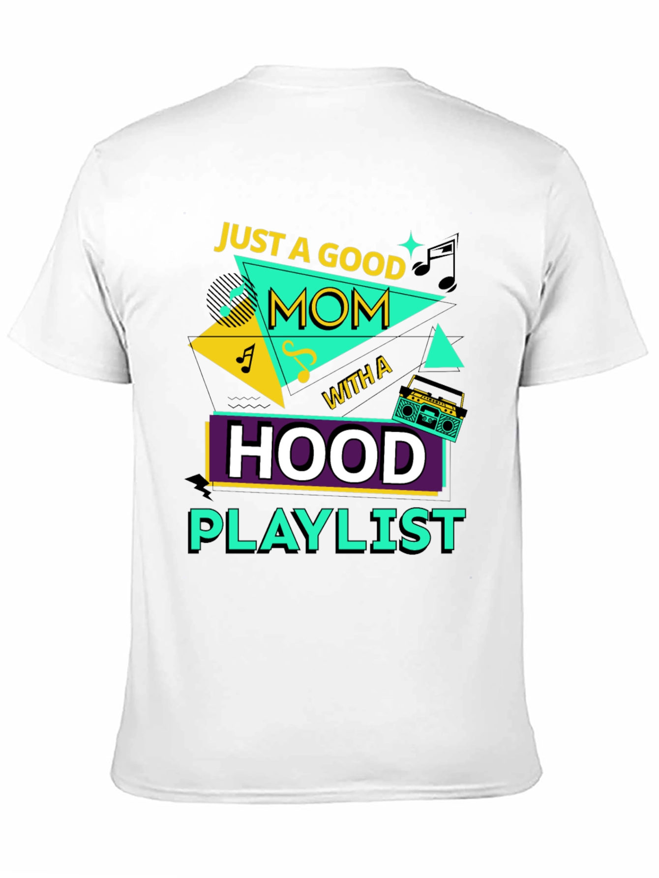 Good Mom Hood Playlist Graphic Tee
