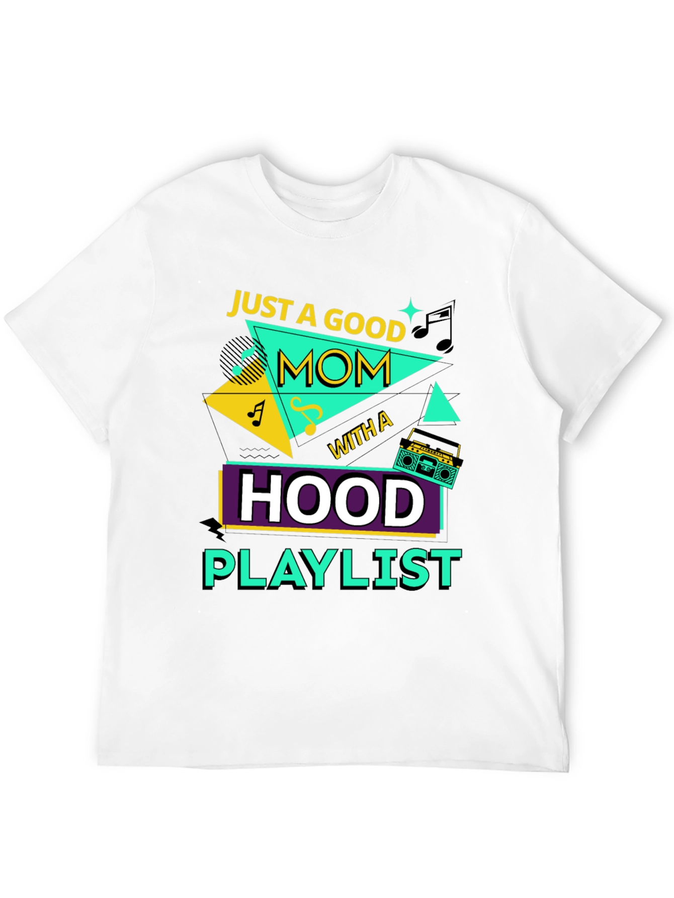 Good Mom Hood Playlist Graphic Tee