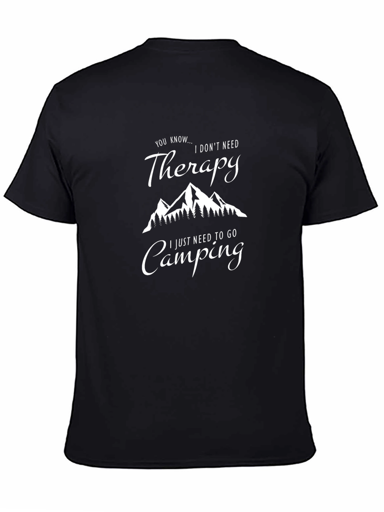 Therapy Camping Graphic T-Shirt