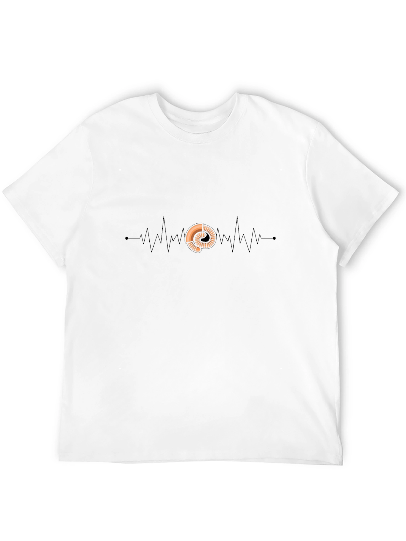 Heartbeat Ammonite T-Shirt - Black