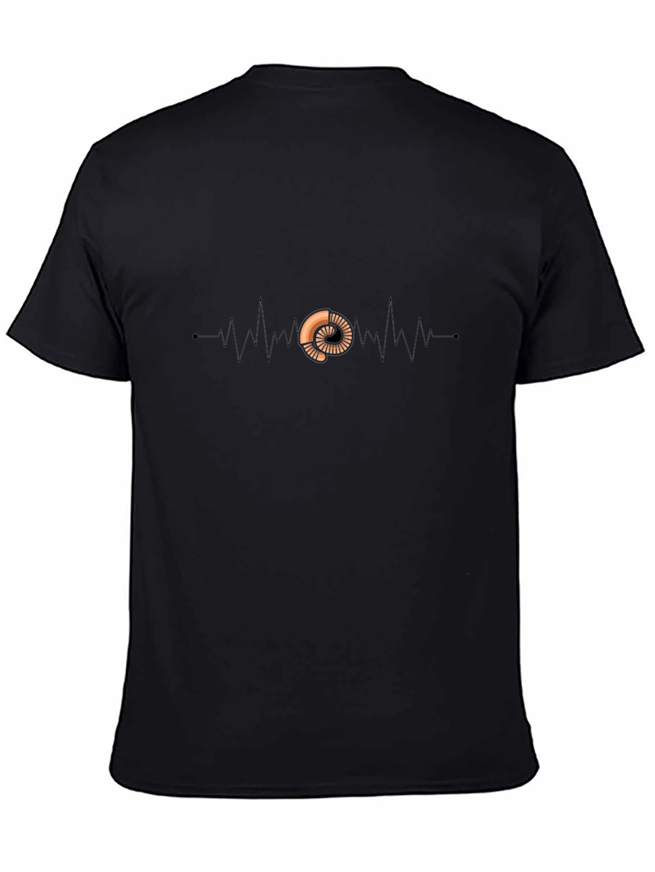 Heartbeat Ammonite T-Shirt - Black