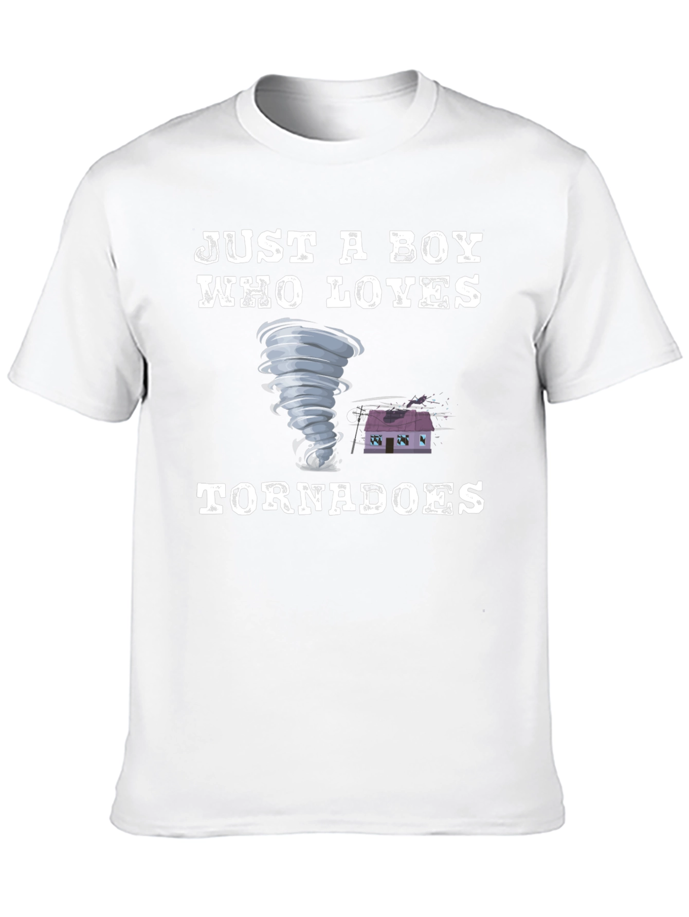 Just A Boy Who Loves Tornadoes T-Shirt