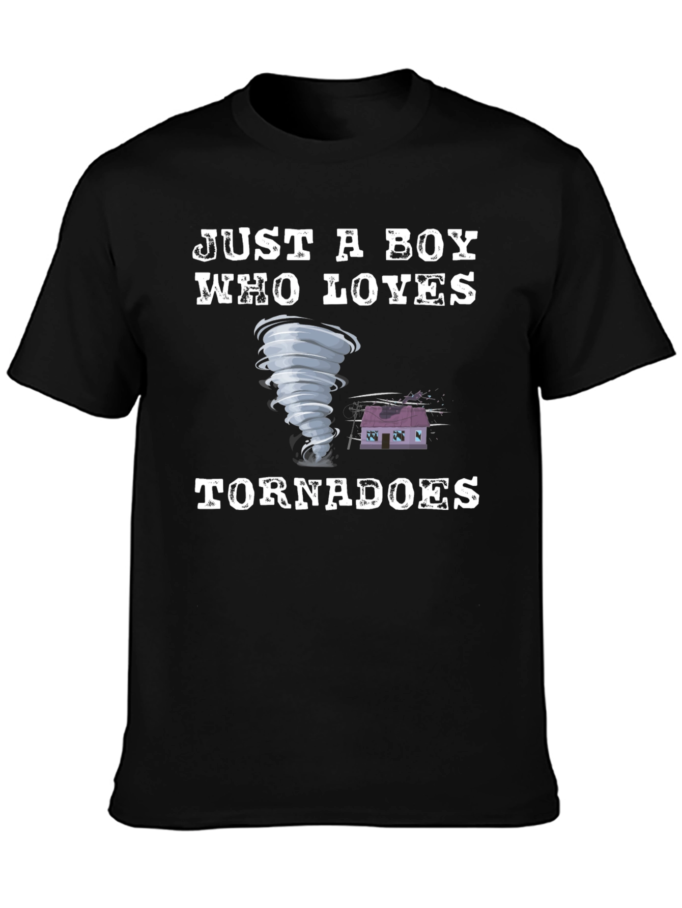 Just A Boy Who Loves Tornadoes T-Shirt