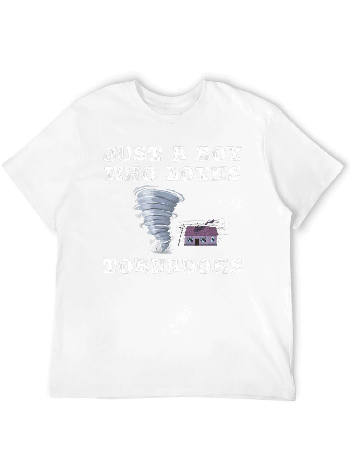 Just A Boy Who Loves Tornadoes T-Shirt