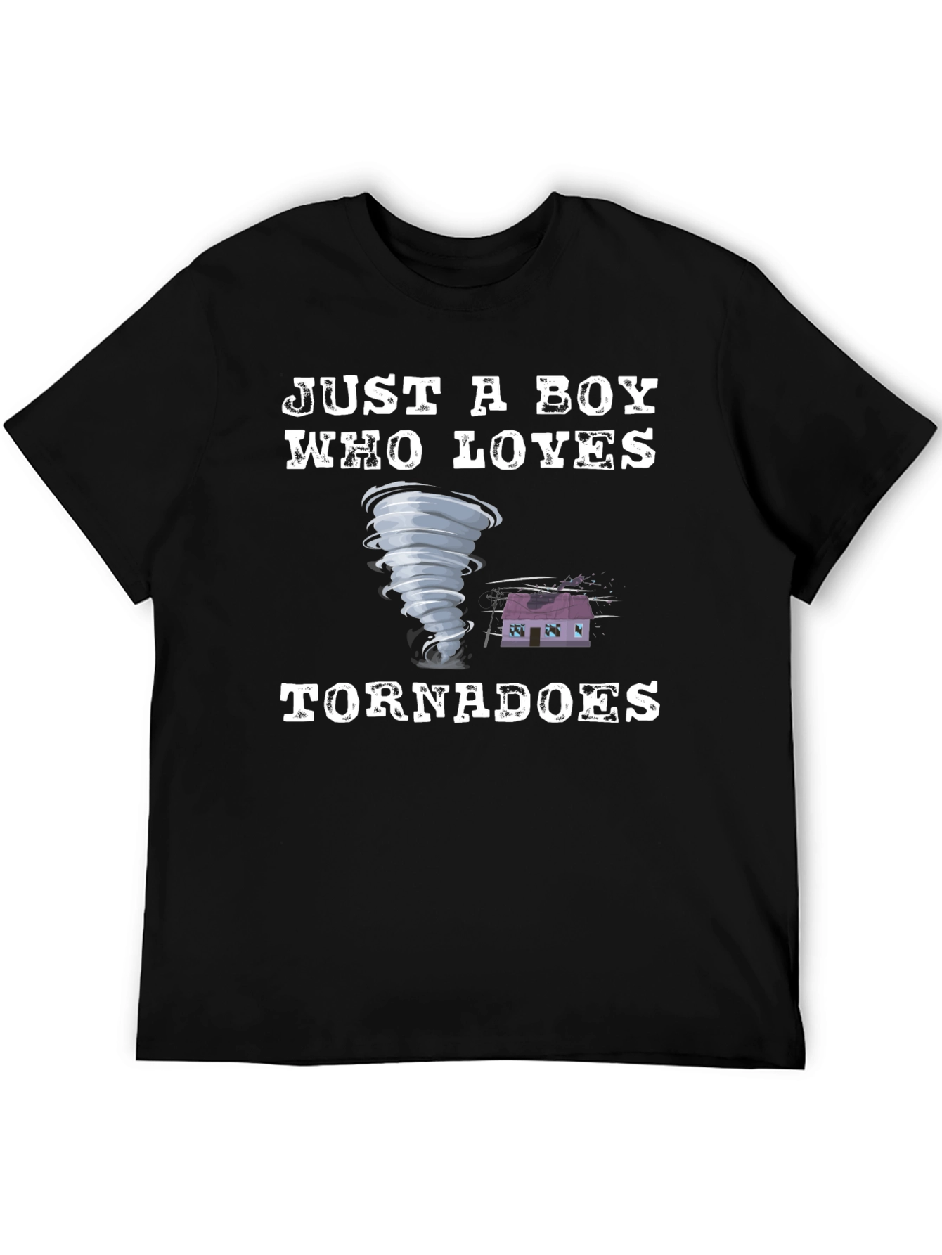 Just A Boy Who Loves Tornadoes T-Shirt