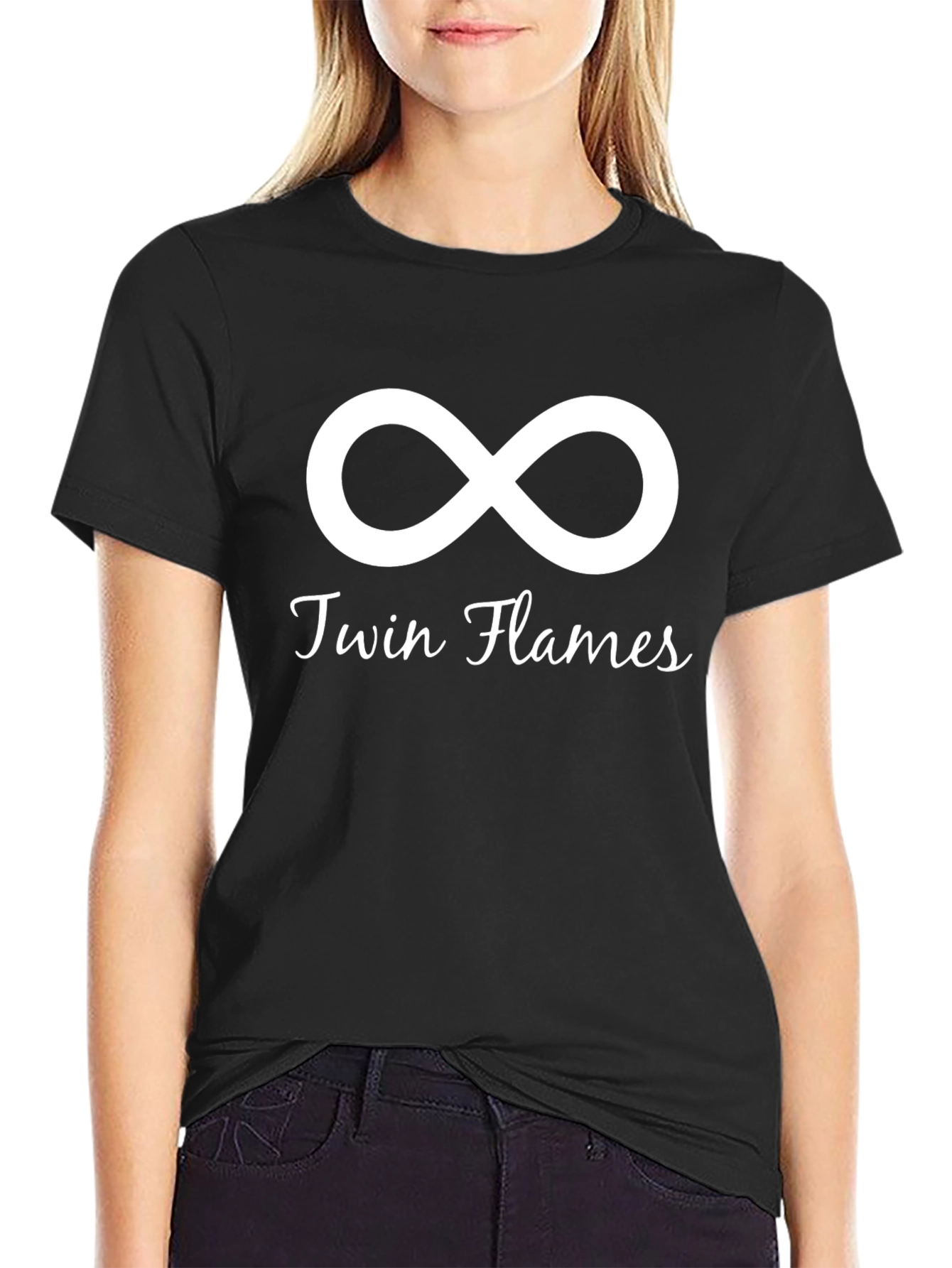 Twin Flames Infinity Symbol Graphic T-Shirt