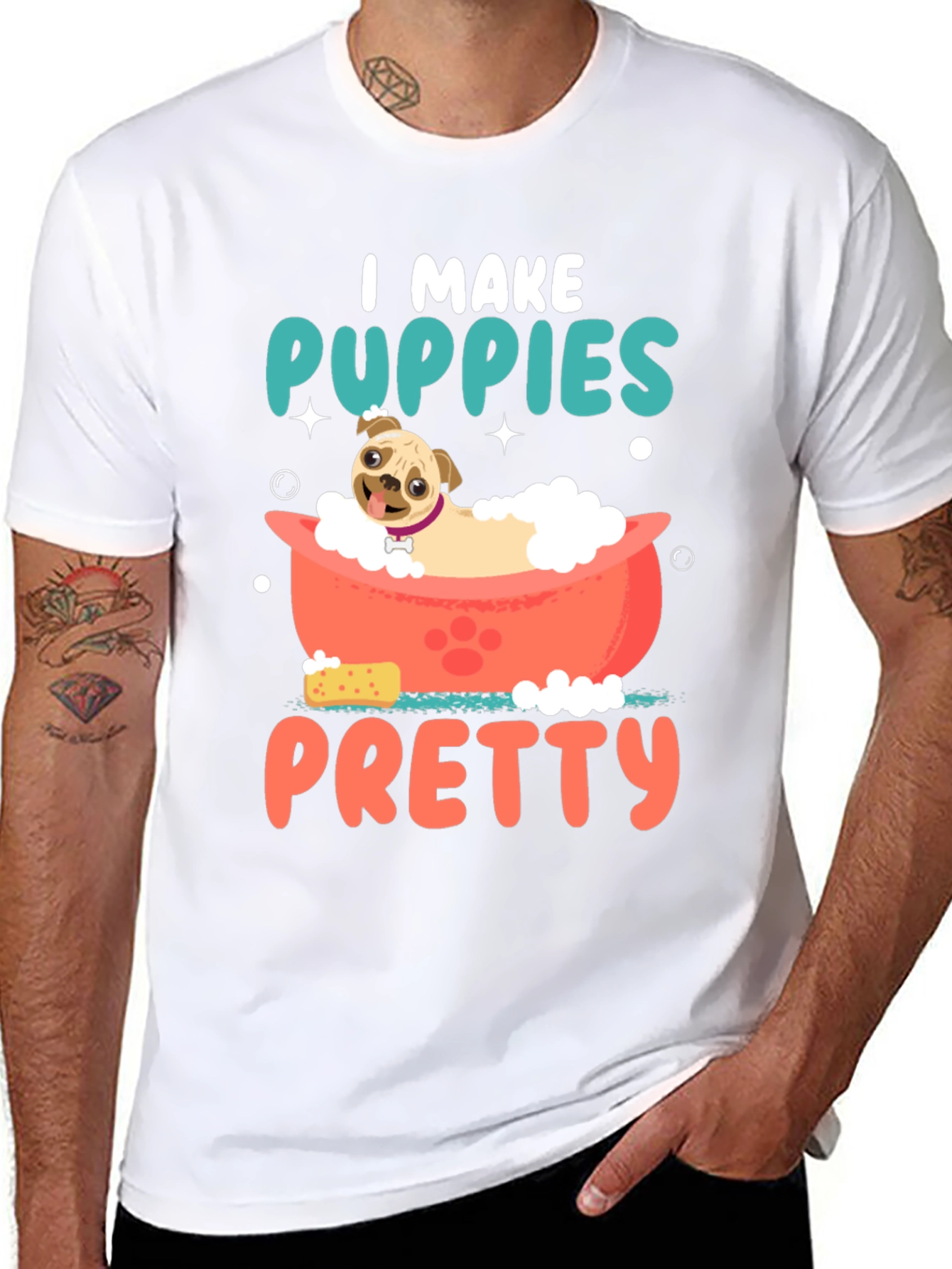 I Make Puppies Pretty T-Shirt