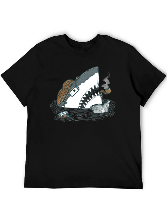 Intellectual Shark T-Shirt - Unique Graphic Tee